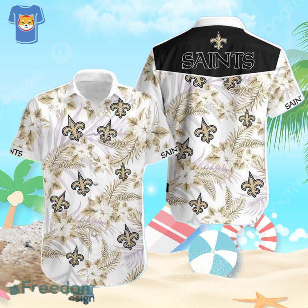 New Orleans Saints NFL Flower Hawaiian Shirt Style Gift For Men