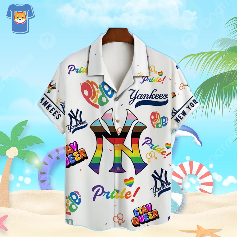 New York Yankees Mlb Happy Pride Month Hawaiian Shirt For True Fans