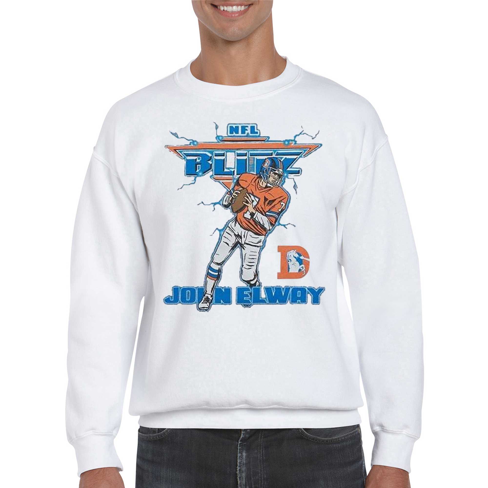 Nfl Blitz Denver Broncos John Elway Shirt - Shibtee Clothing