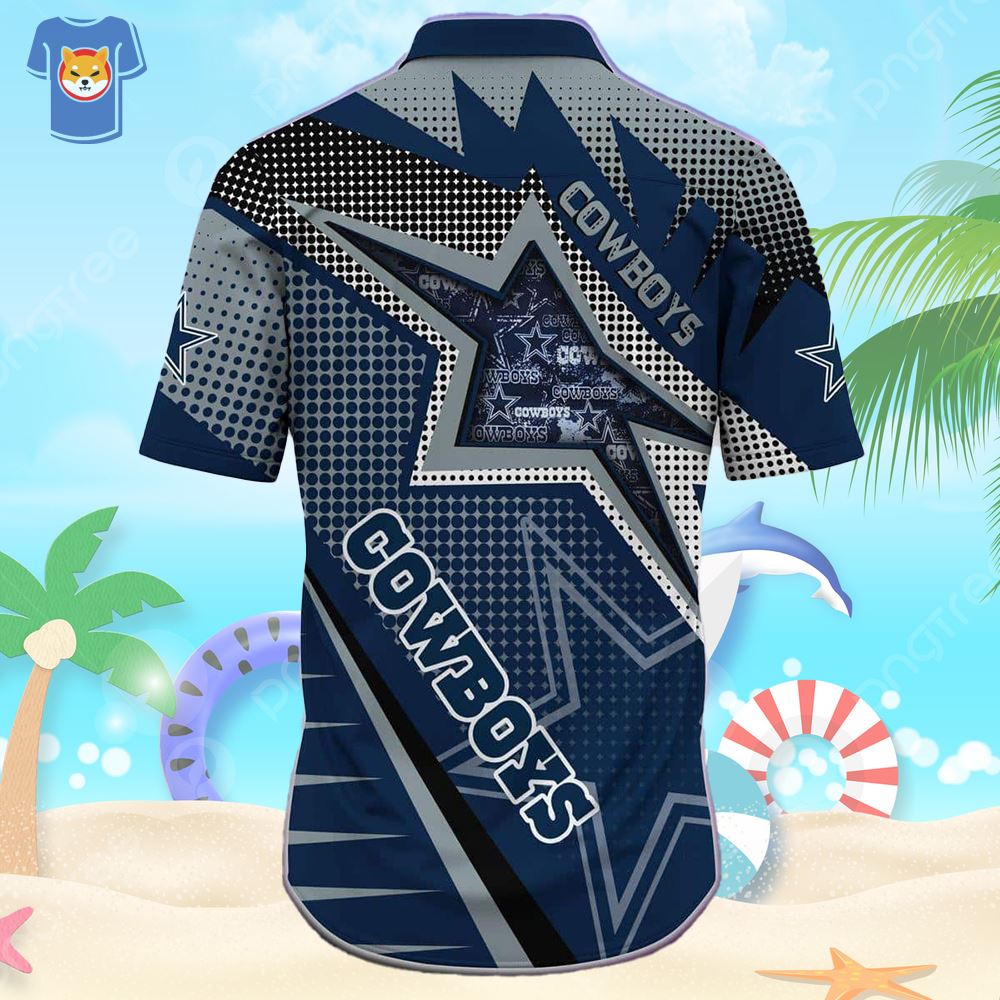 Dallas Cowboys Hawaiian Shirt And Shorts 28229 Happy Summer Gift For Fans -  Banantees