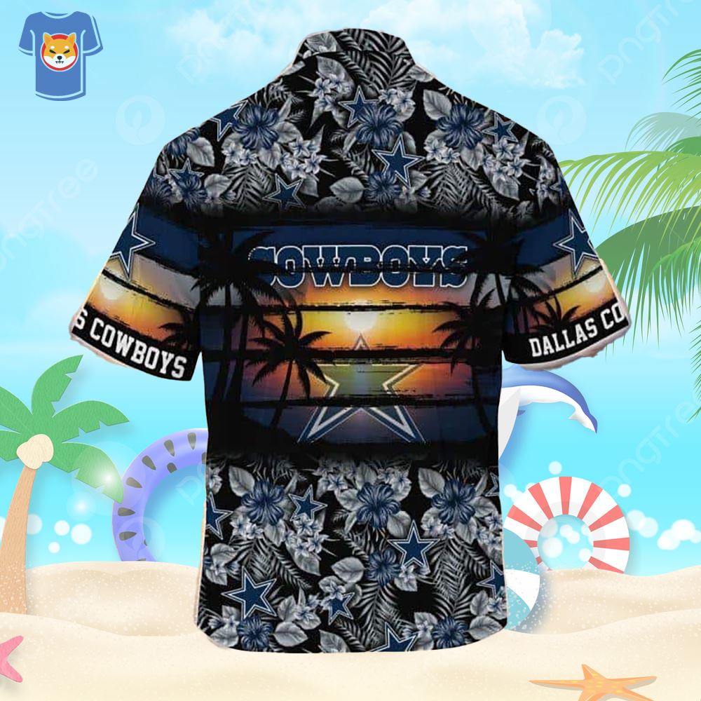 Palm Tree Island NFL Dallas Cowboys Hawaiian Shirt - The Best