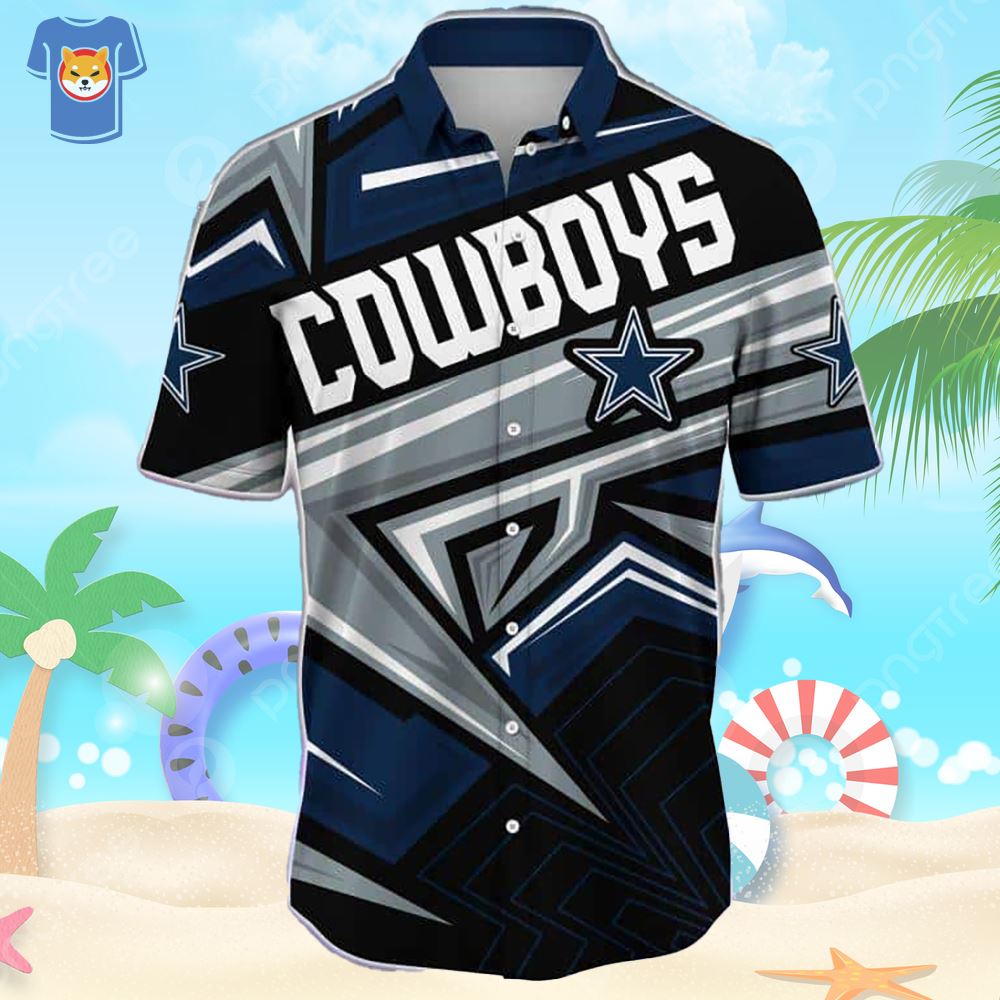 Nfl Dallas Cowboys Hawaiian Shirt Beach Gift For Dad Who Wants Nothing -  Shibtee Clothing