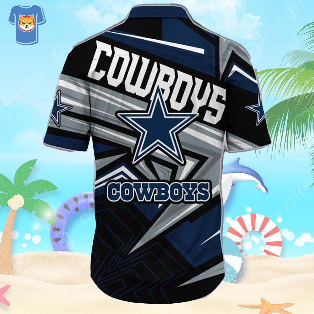 Nfl Dallas Cowboys Hawaiian Shirt Beach Gift For Dad Who Wants Nothing -  Shibtee Clothing