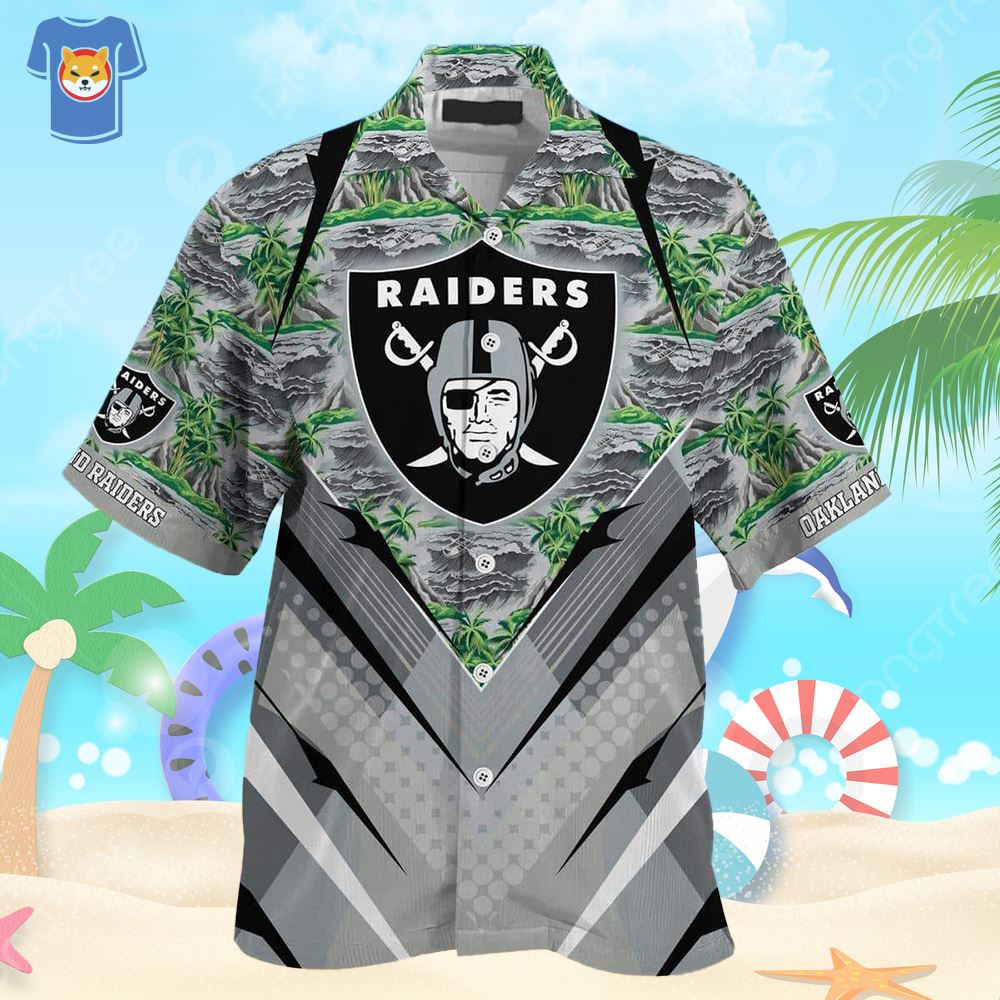 Vintage Nfl Las Vegas Raiders Hawaiian Shirt Beach Lovers Gift - Shibtee  Clothing