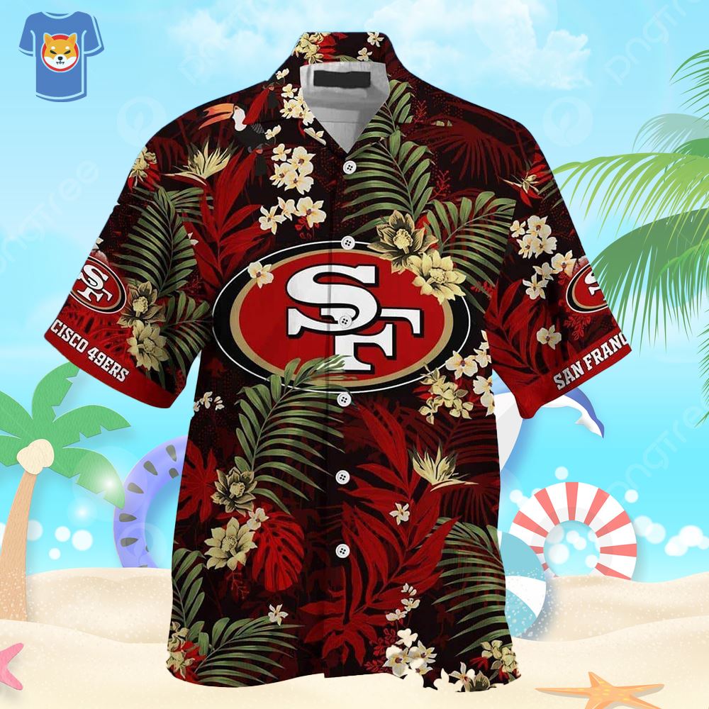 Nfl San Francisco 49ers Hawaiian Shirt Football Gift For Men - Shibtee  Clothing