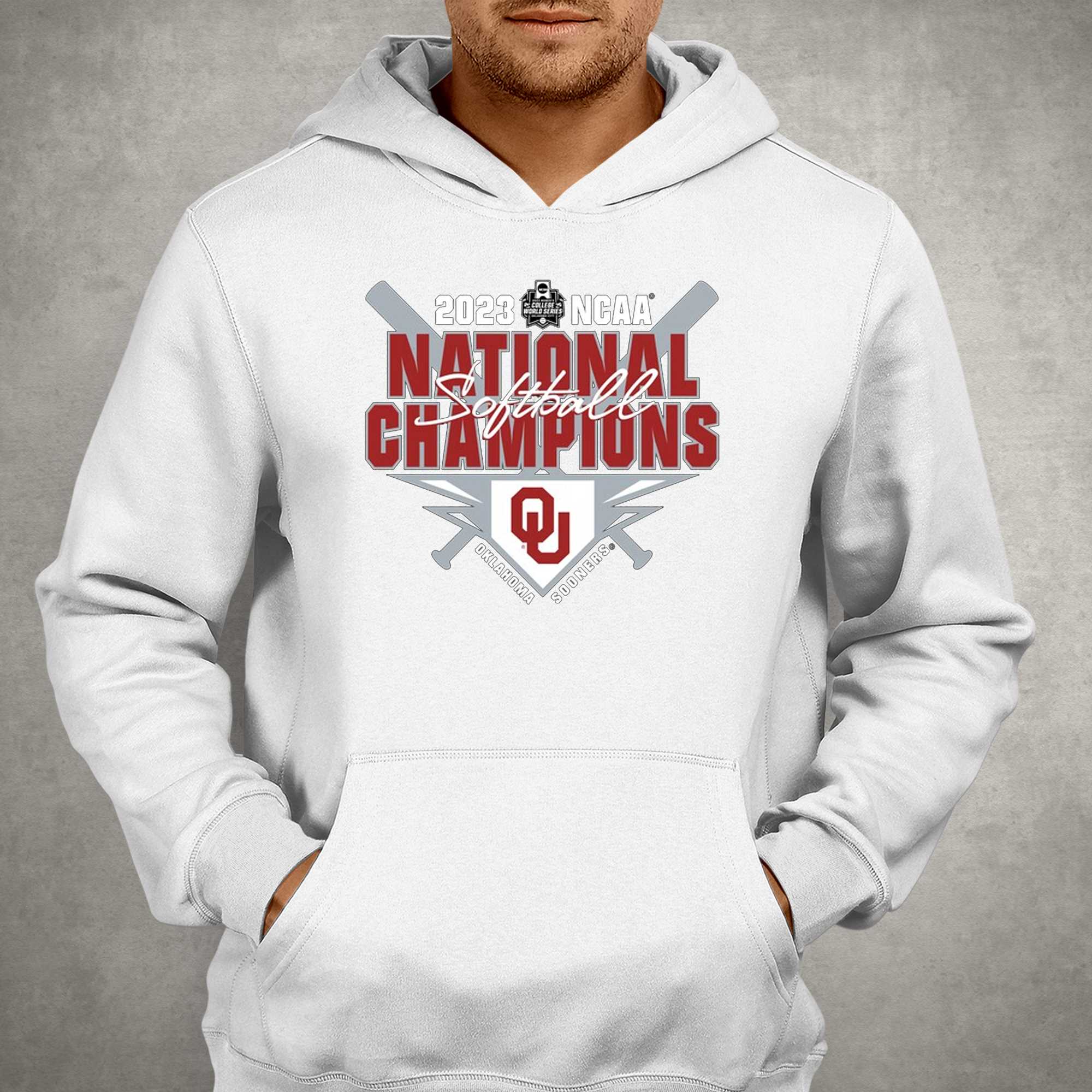 Unisex Champion White Oklahoma Sooners 2023 NCAA Softball Women's