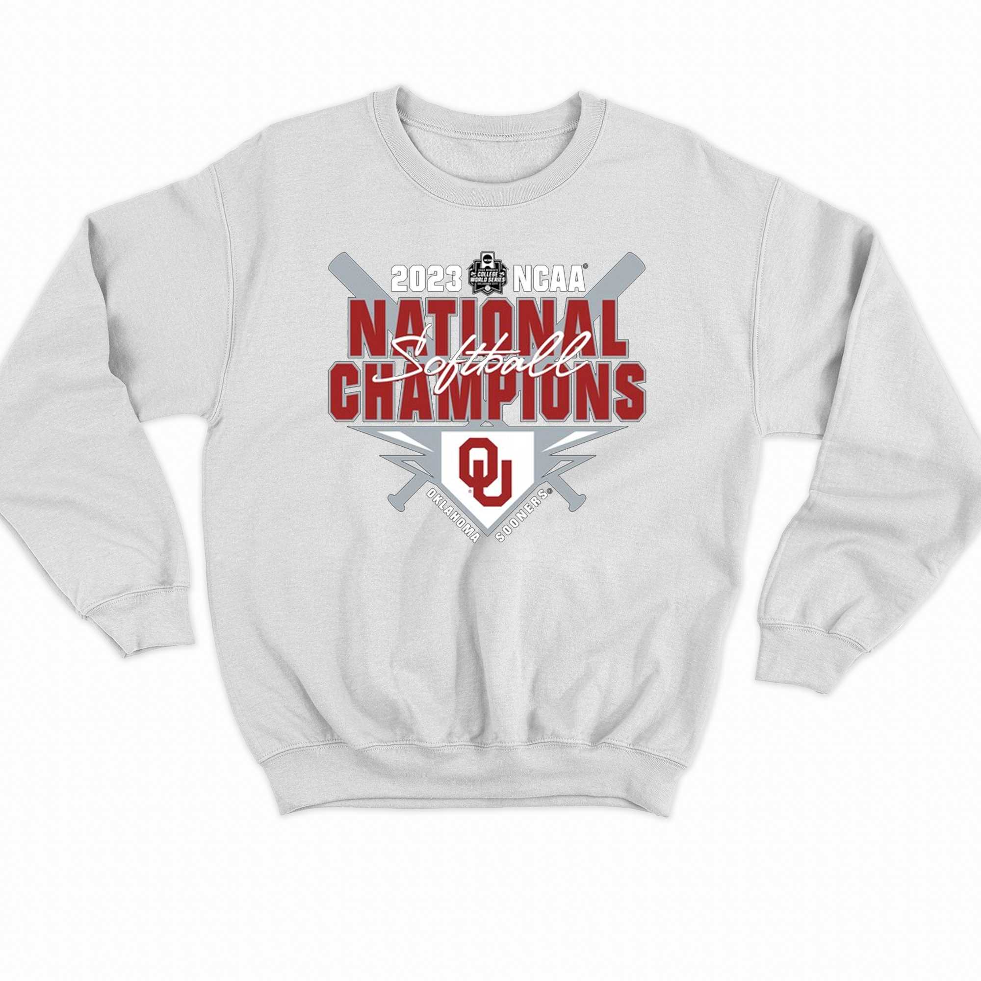 Unisex Champion White Oklahoma Sooners 2023 NCAA Softball Women's