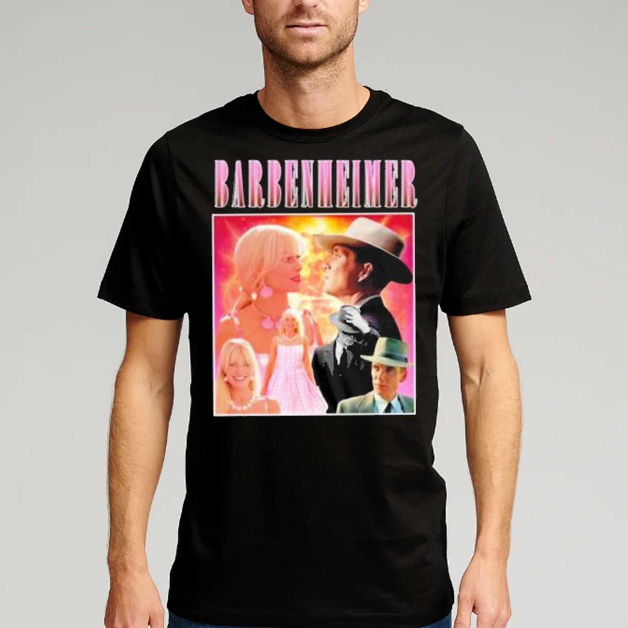Oppenheimer And Barbie Movie Shirt - Shibtee Clothing