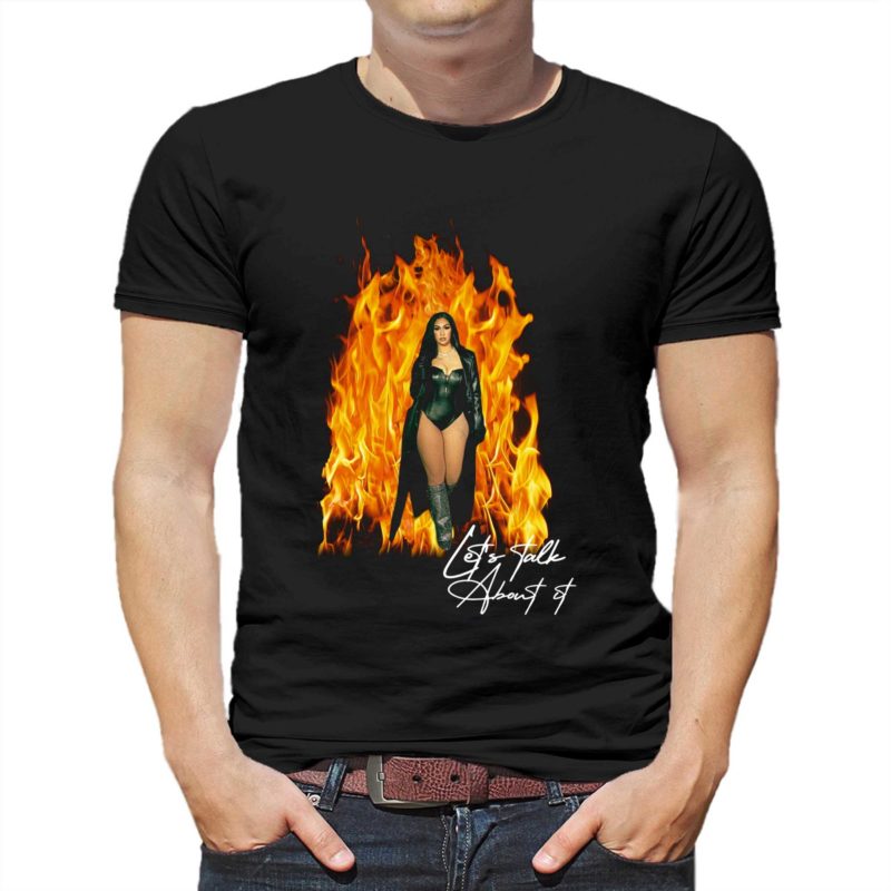 queen naija lets talk about it flame t shirt 1 1