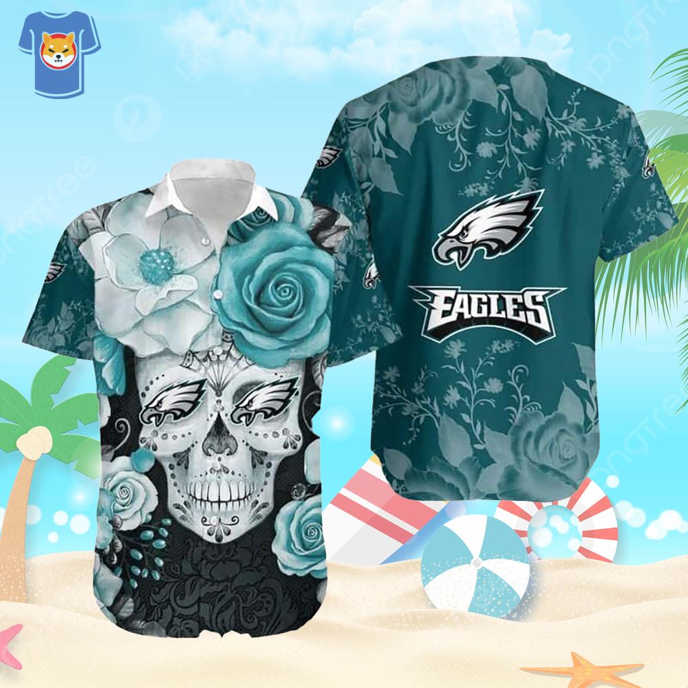 Philadelphia Eagles Aop Hawaiian Shirt Classic - Trendy Aloha