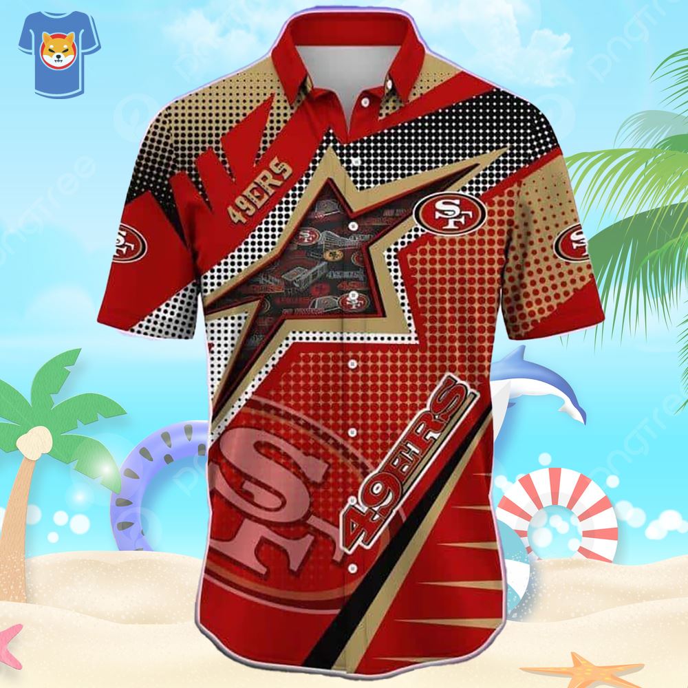 Vintage Nfl San Francisco 49ers Hawaiian Shirt Summer Beach Gift - Shibtee  Clothing