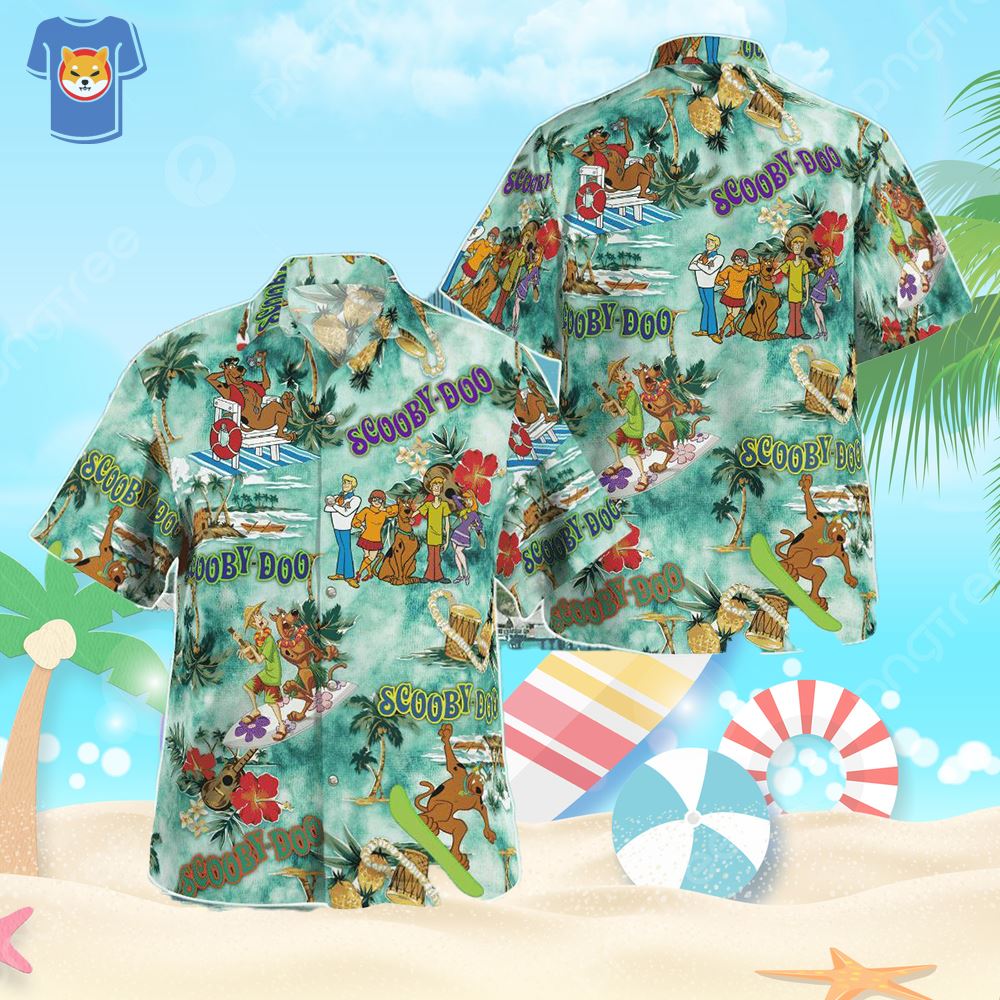 Scooby Doo Tropical Hawaiian Shirt Aloha Shirt For Men Women - Shibtee ...