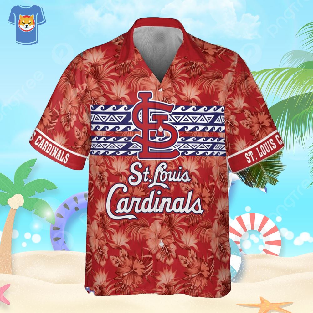 St Louis Cardinals Major League Baseball Hawaiian Shirt