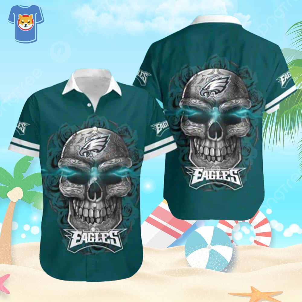 Nfl Philadelphia Eagles Hawaiian Shirt Vintage Coconut Tree