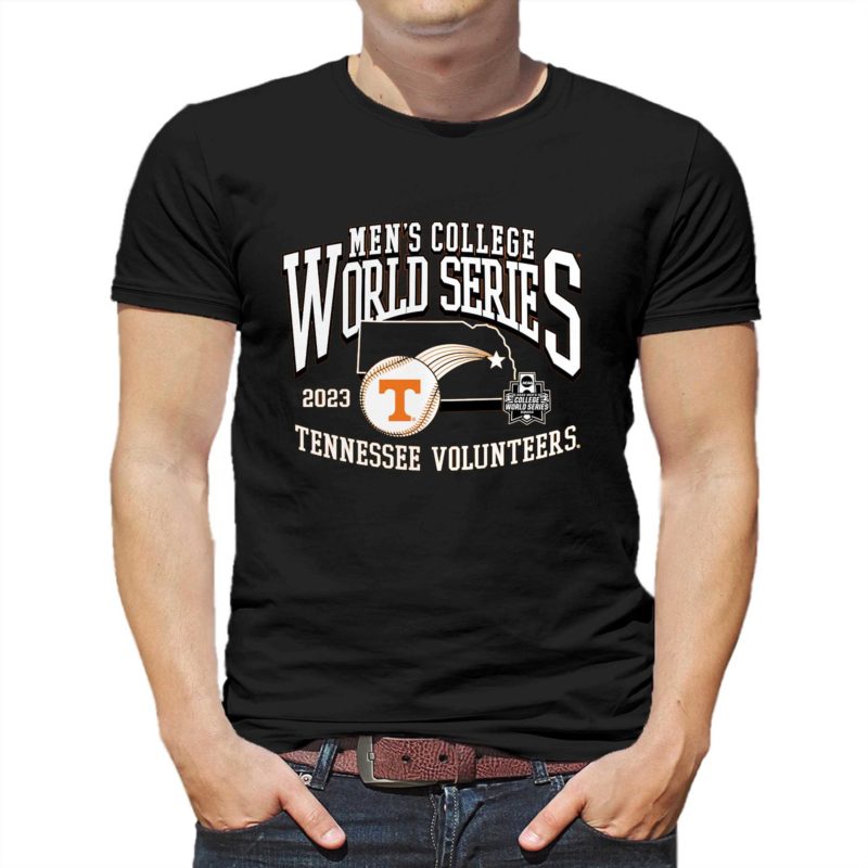 tennessee volunteers 2023 ncaa mens baseball college world series t shirt 1 1
