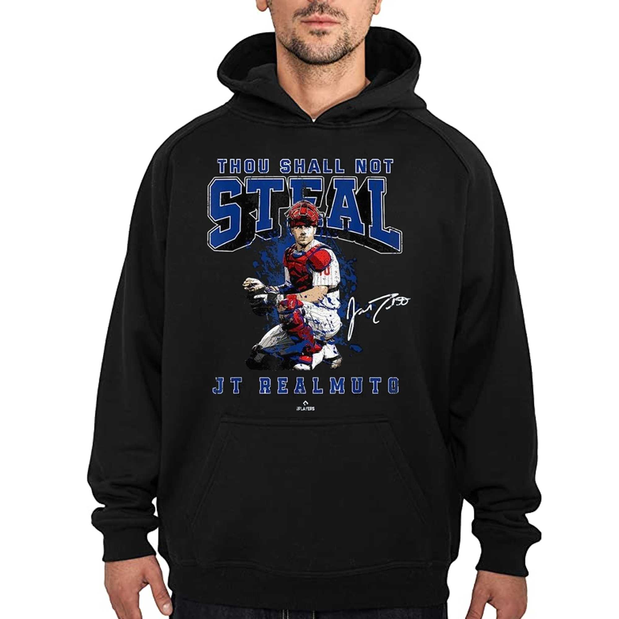  Thou Shall Not Steal JT Realmuto Philadelphia MLBPA T