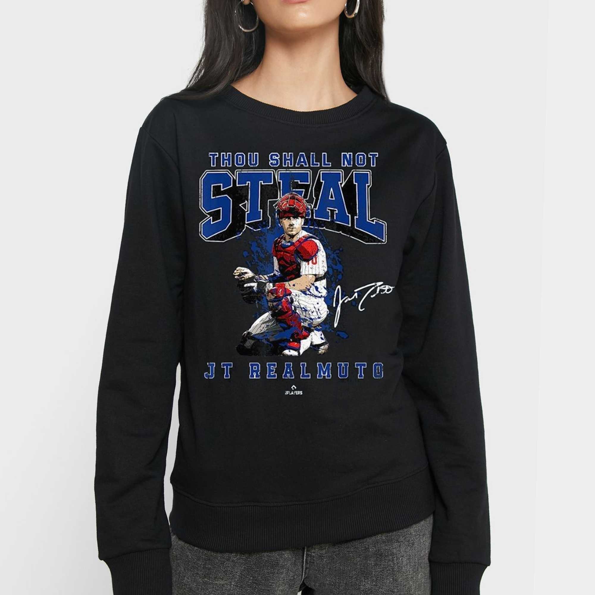 Thou Shall Not Steal Jt Realmuto Philadelphia Mlbpa T Shirt - Limotees