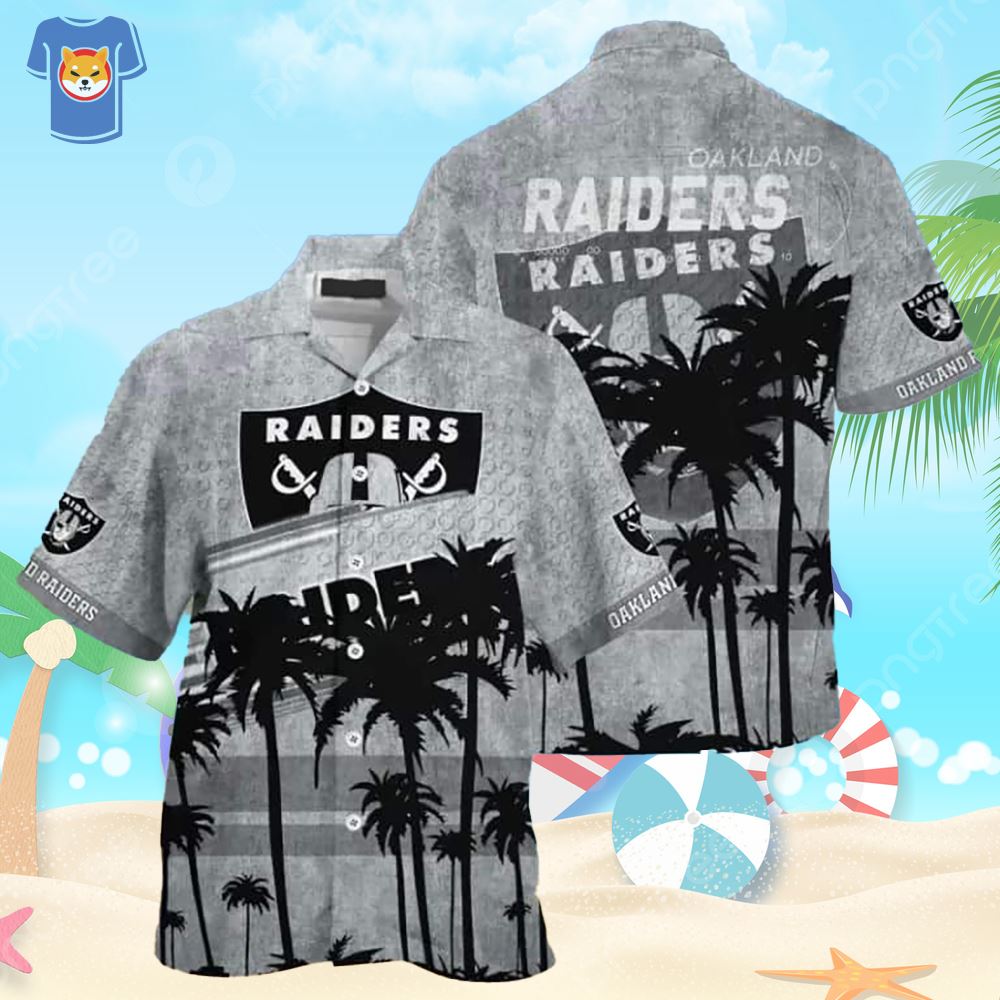 TRENDING] Oakland Raiders NFL Hawaiian Shirt, New Gift For Summer