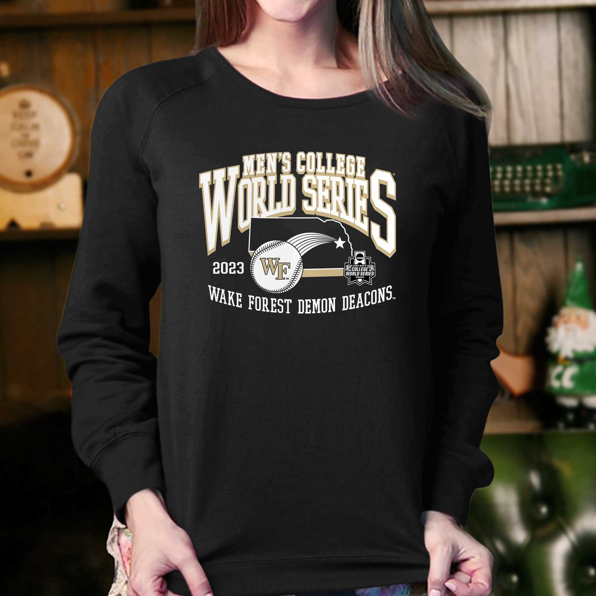 Wake Forest Demon Deacons 2023 Ncaa Men's Baseball College World Series T- shirt - Shibtee Clothing