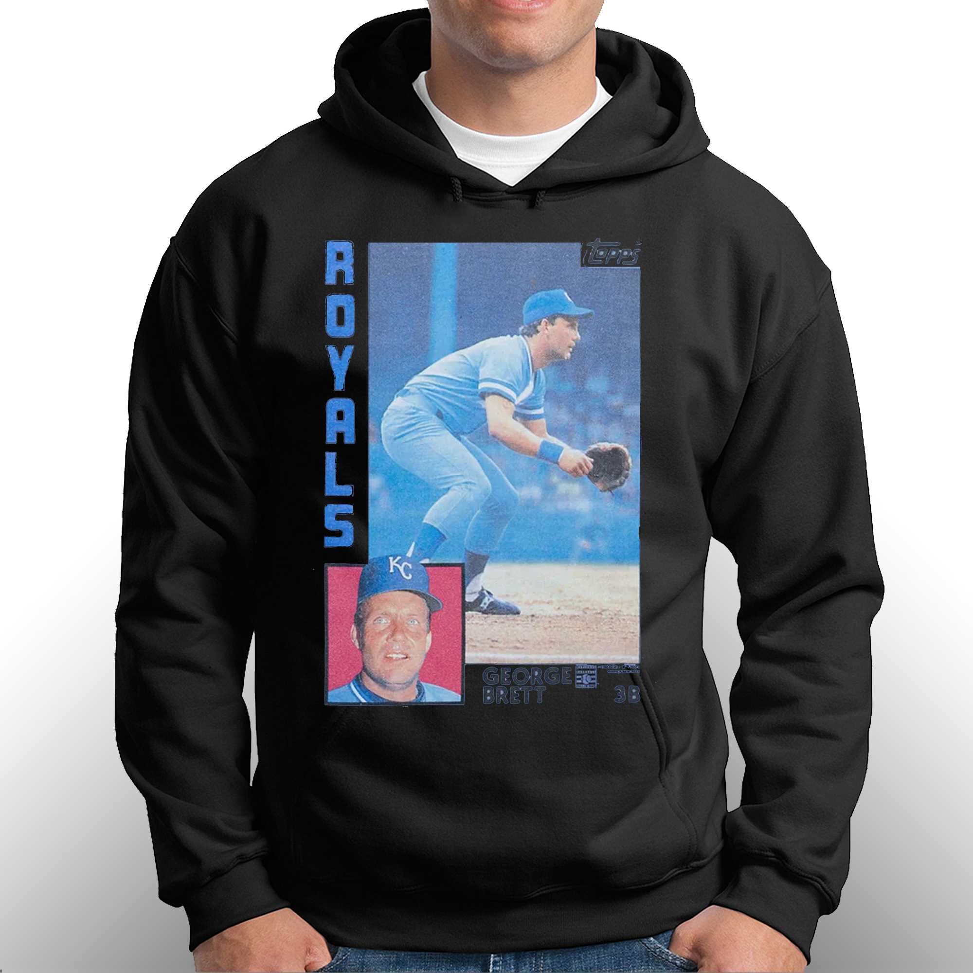 1984 Topps Baseball George Brett Royals Shirt - Shibtee Clothing