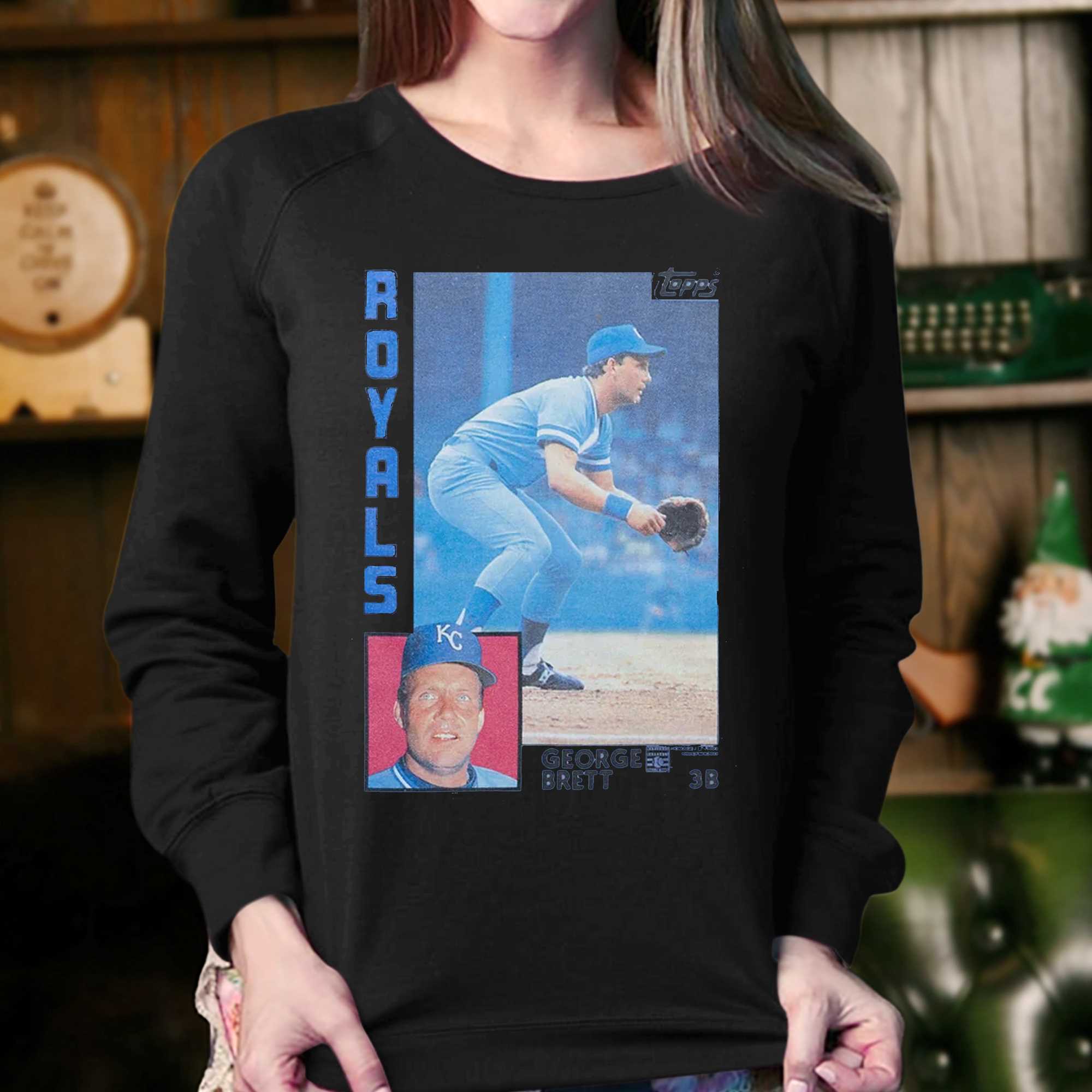 1984 Topps Baseball George Brett Royals Shirt