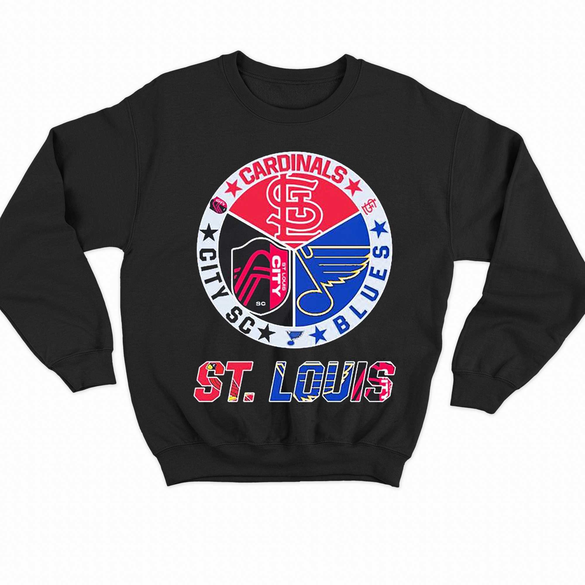 Official st louis cardinals city sc and blues 2023 shirt, hoodie