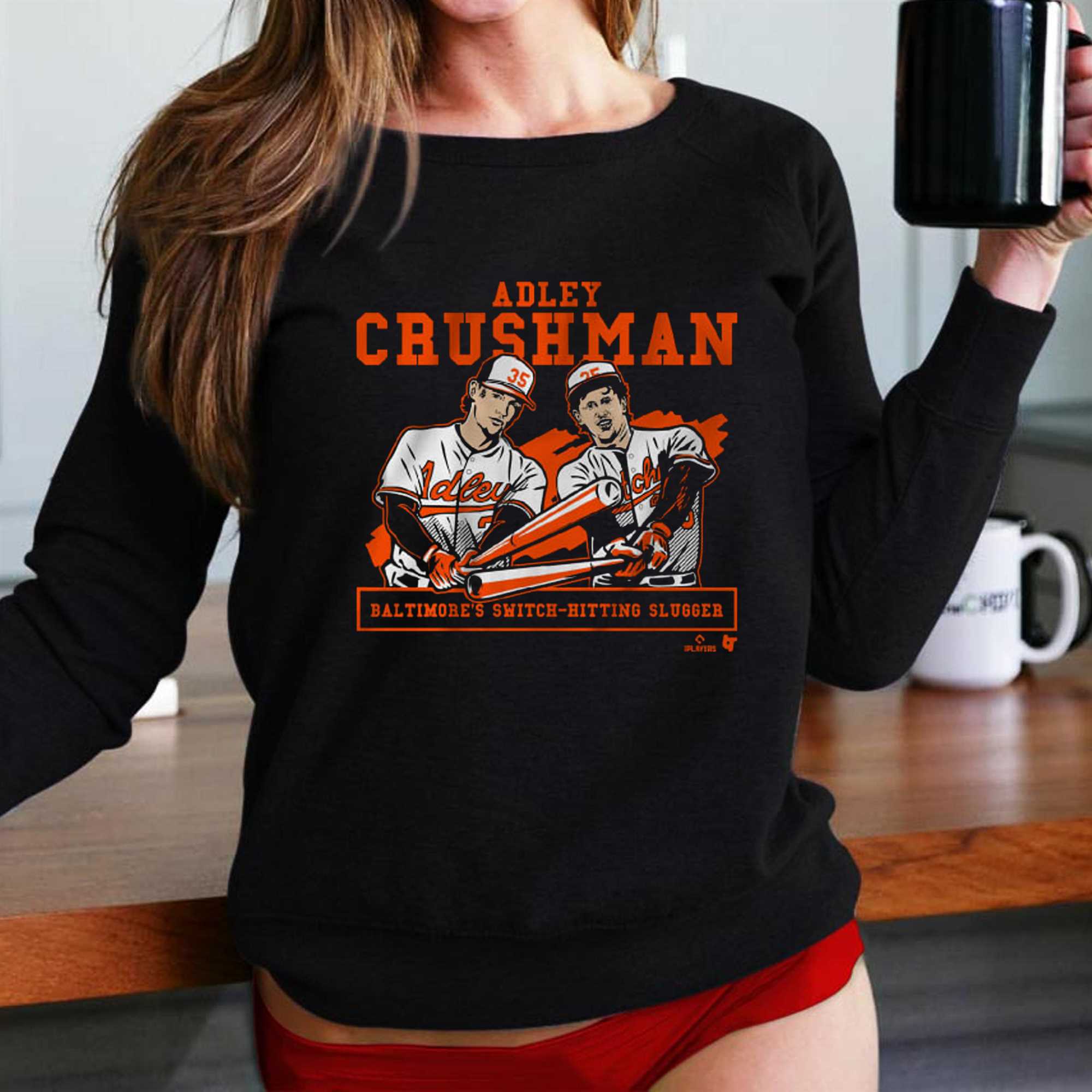 Official Adley Rutschman Baltimore'S Switch-Hitting Slugger t-shirt,  hoodie, longsleeve, sweater