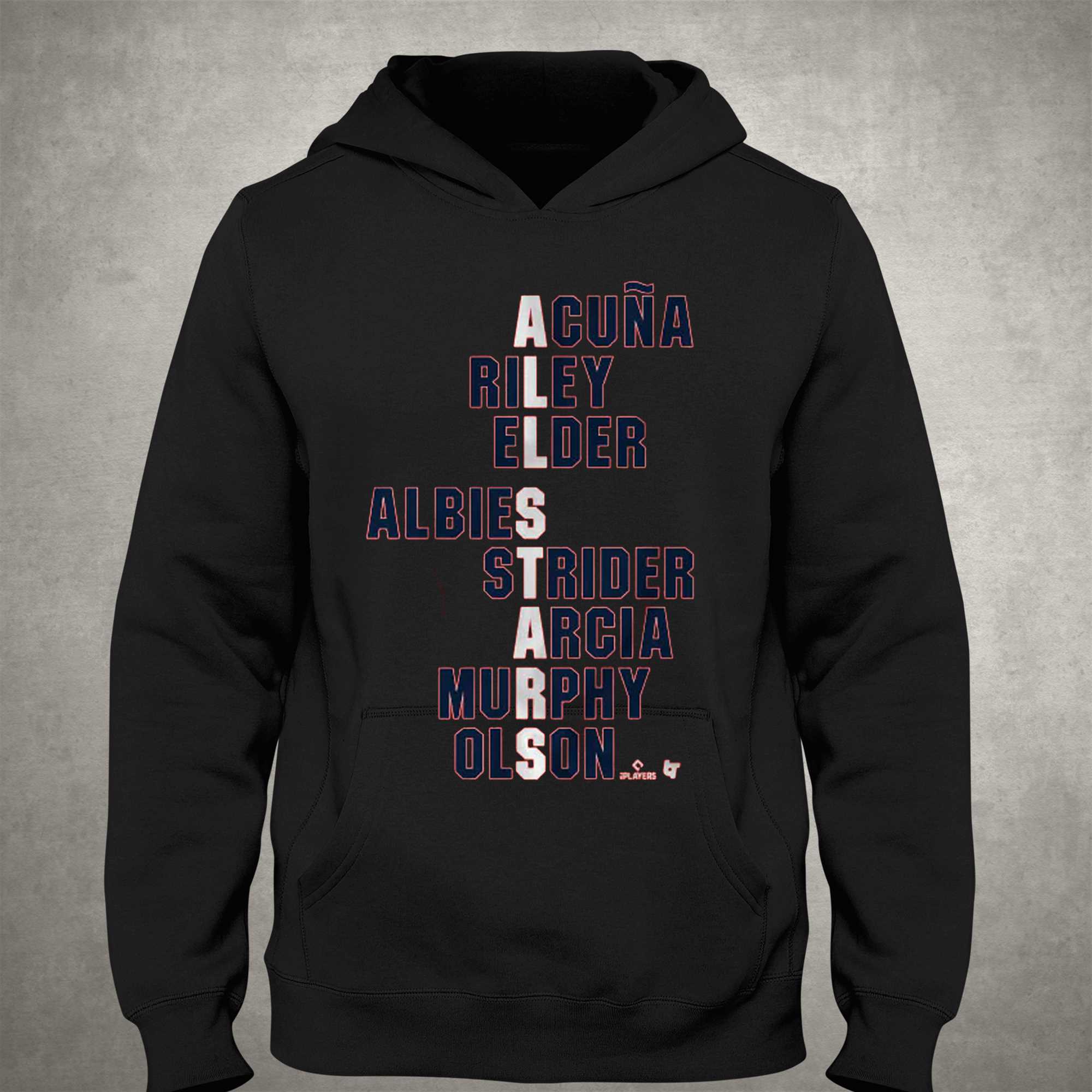 Atlanta All-stars Acuna Riley Elder Albies Strider Arcia Murphy Olson Shirt  - Shibtee Clothing