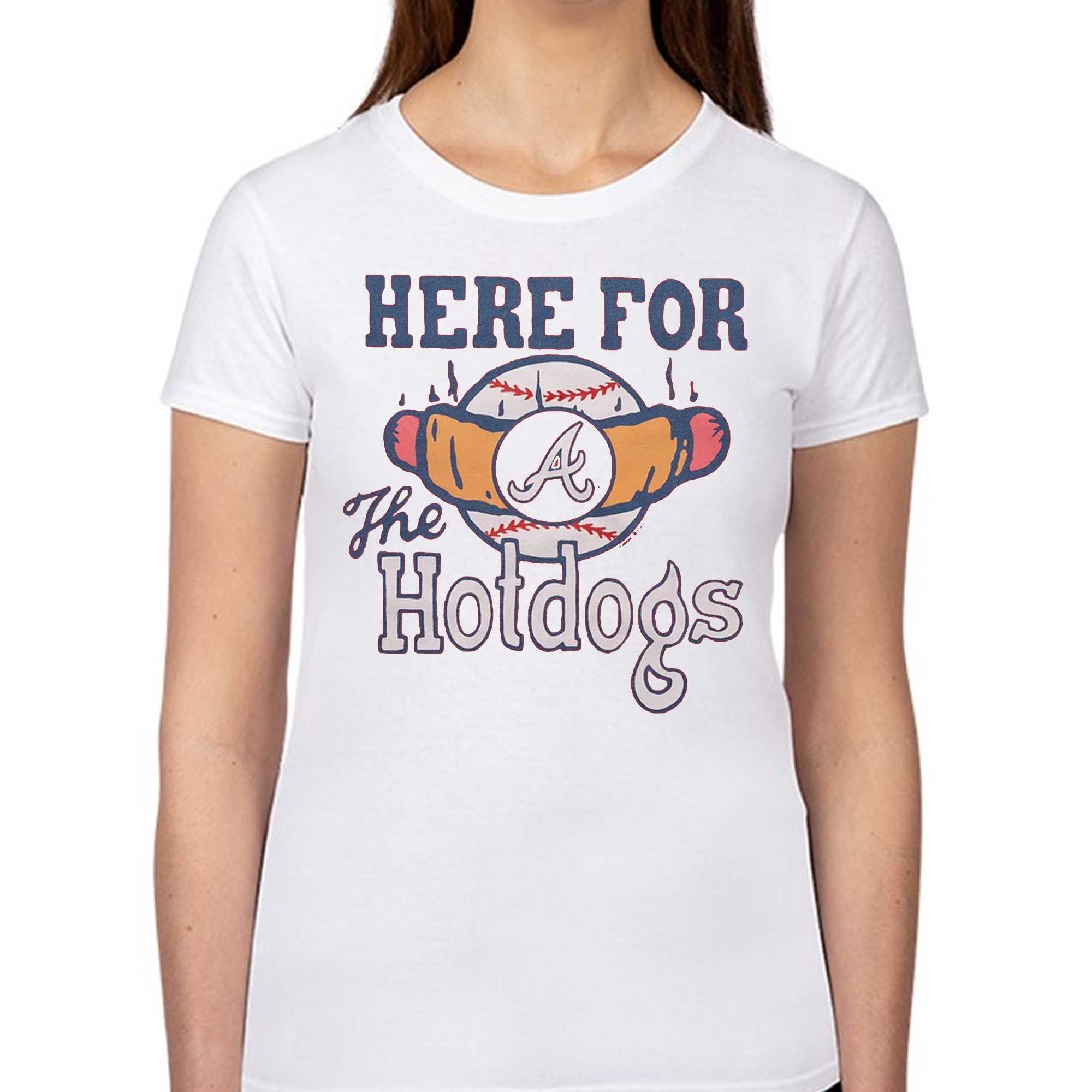 Chicago Cubs Here For The Hotdogs Shirt - Shibtee Clothing