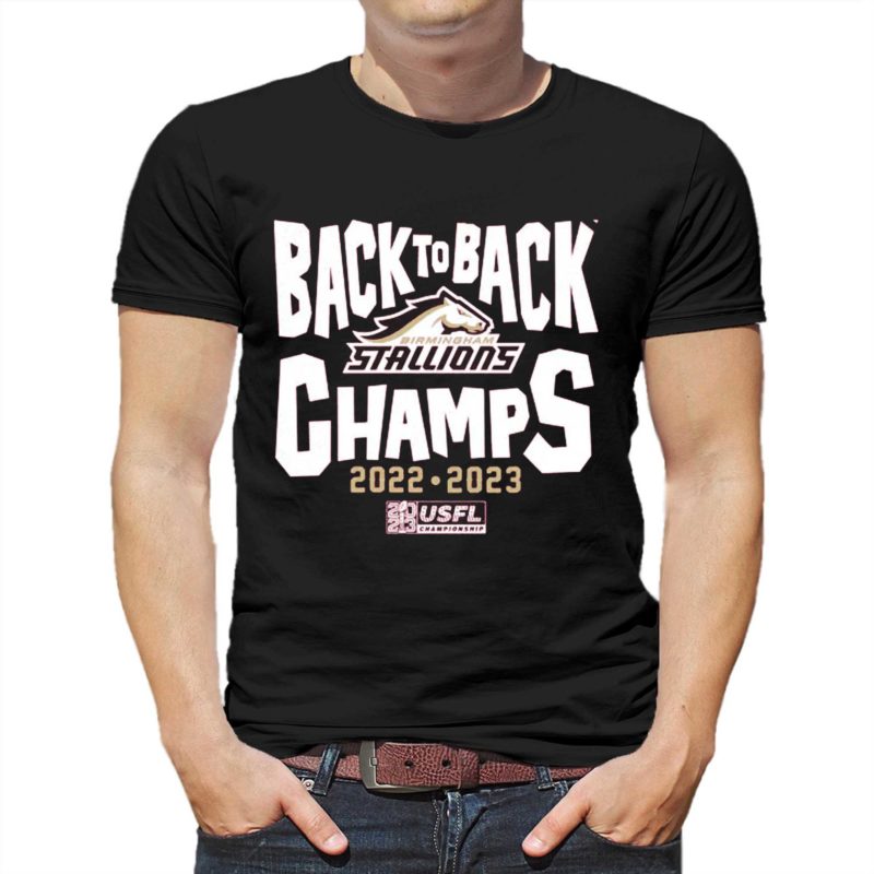 birmingham stallions back to back champs shirt 1 1