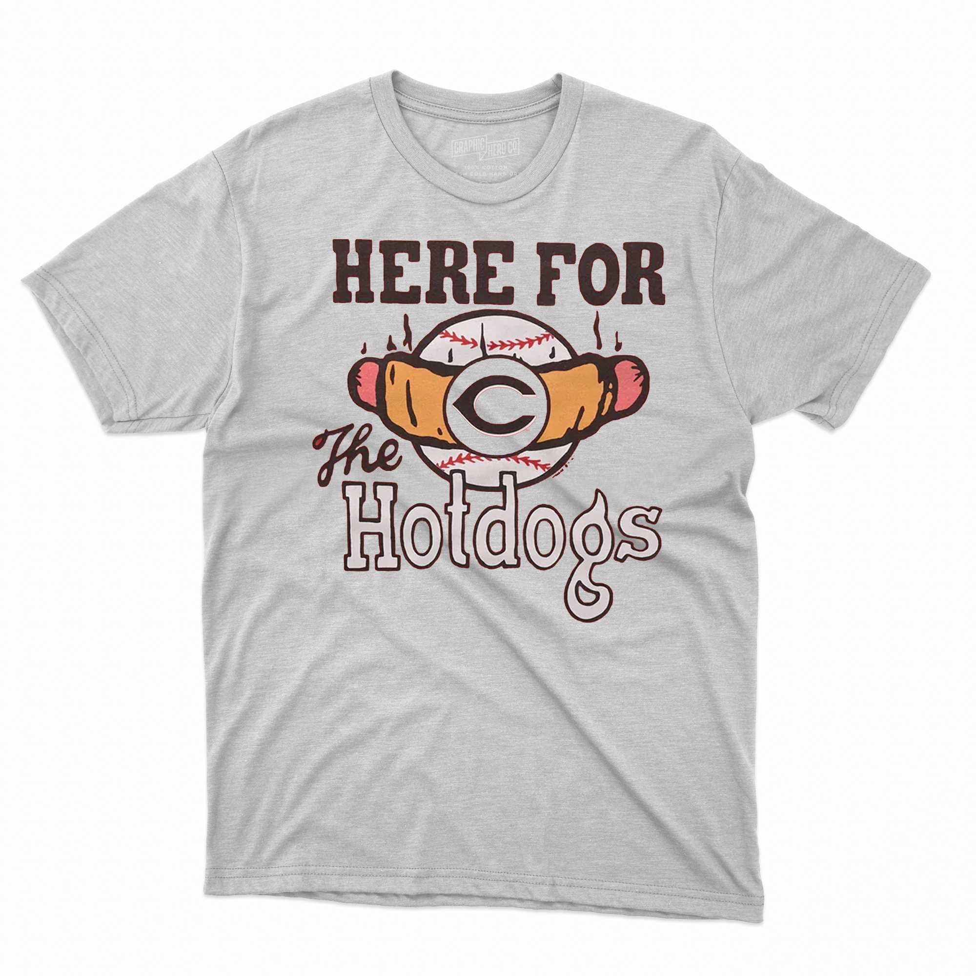Chicago Cubs Here For The Hotdogs Shirt - Shibtee Clothing
