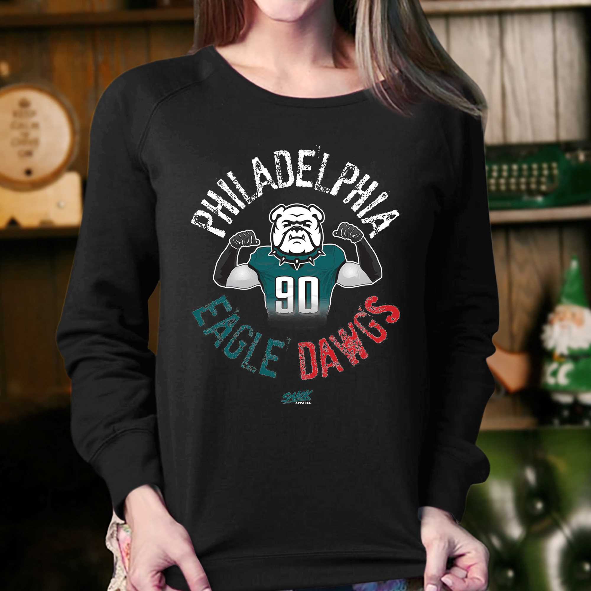 Eagle Dawgs T-shirt For Philadelphia Football Fans - Shibtee Clothing