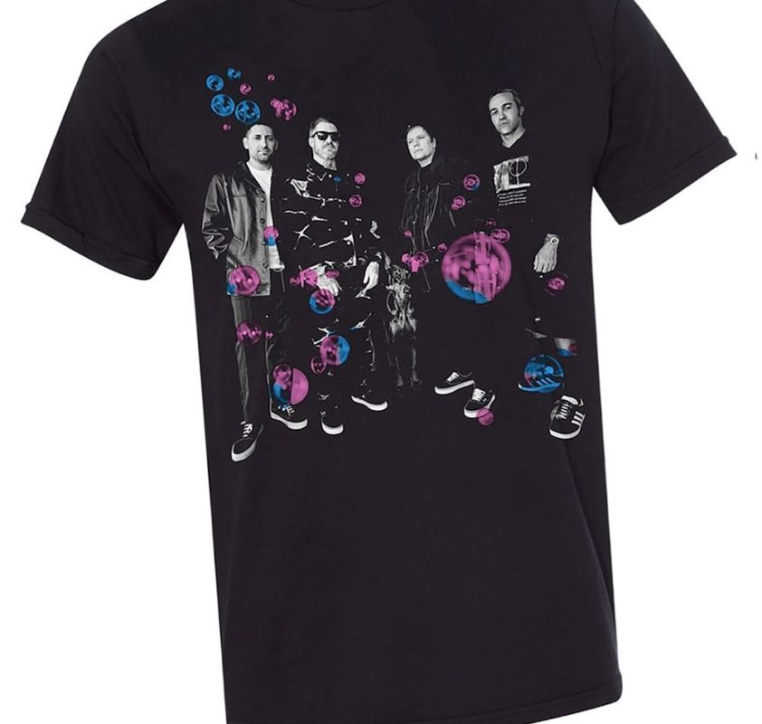 fall out boy unisex bubbles so much for stardust tour t shirt 1 1