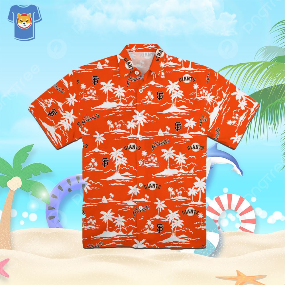 Baltimore Orioles Orange Hawaiian Shirt - Shibtee Clothing