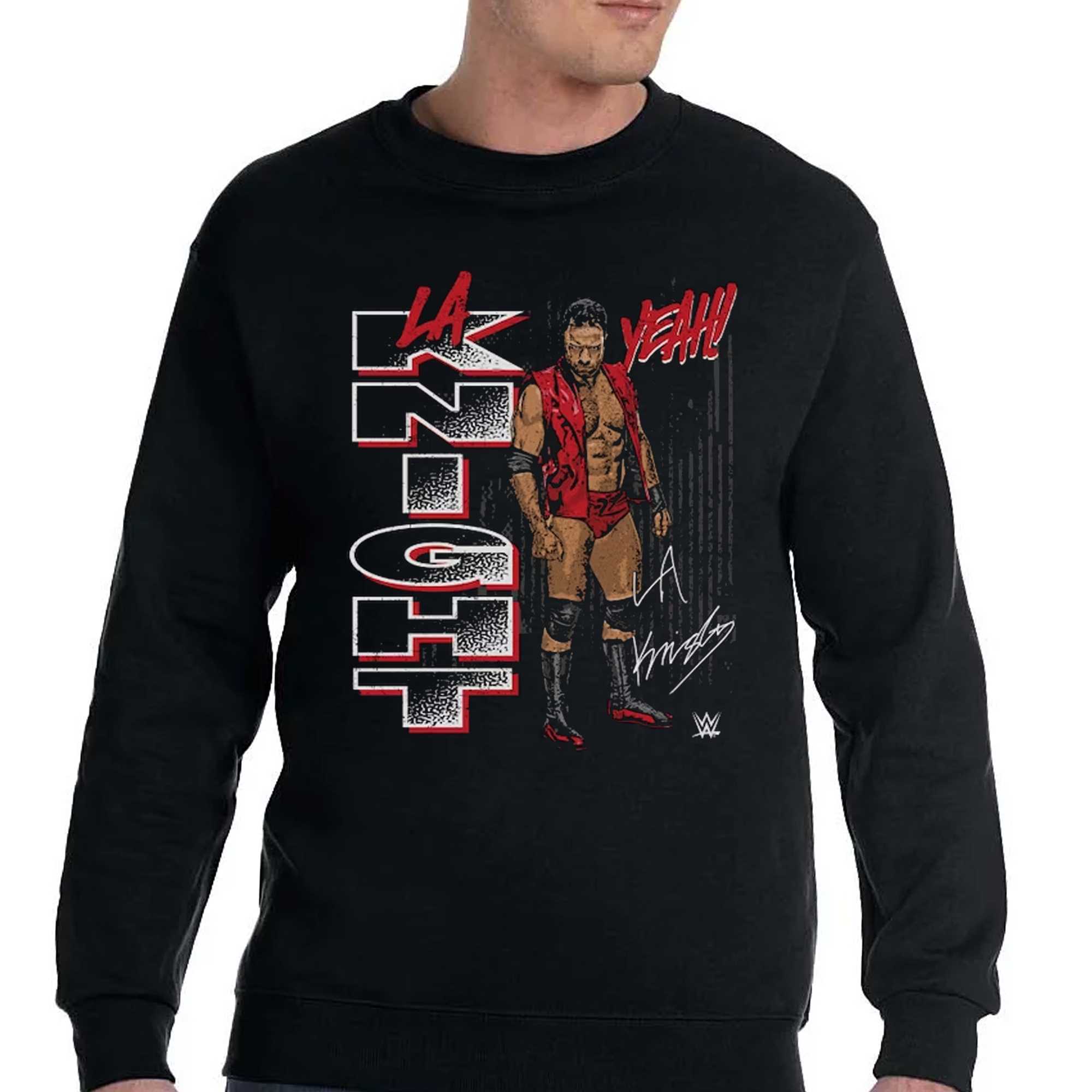 Wwe Men'S La Knight Logo Shirt, hoodie, sweater, long sleeve and tank top