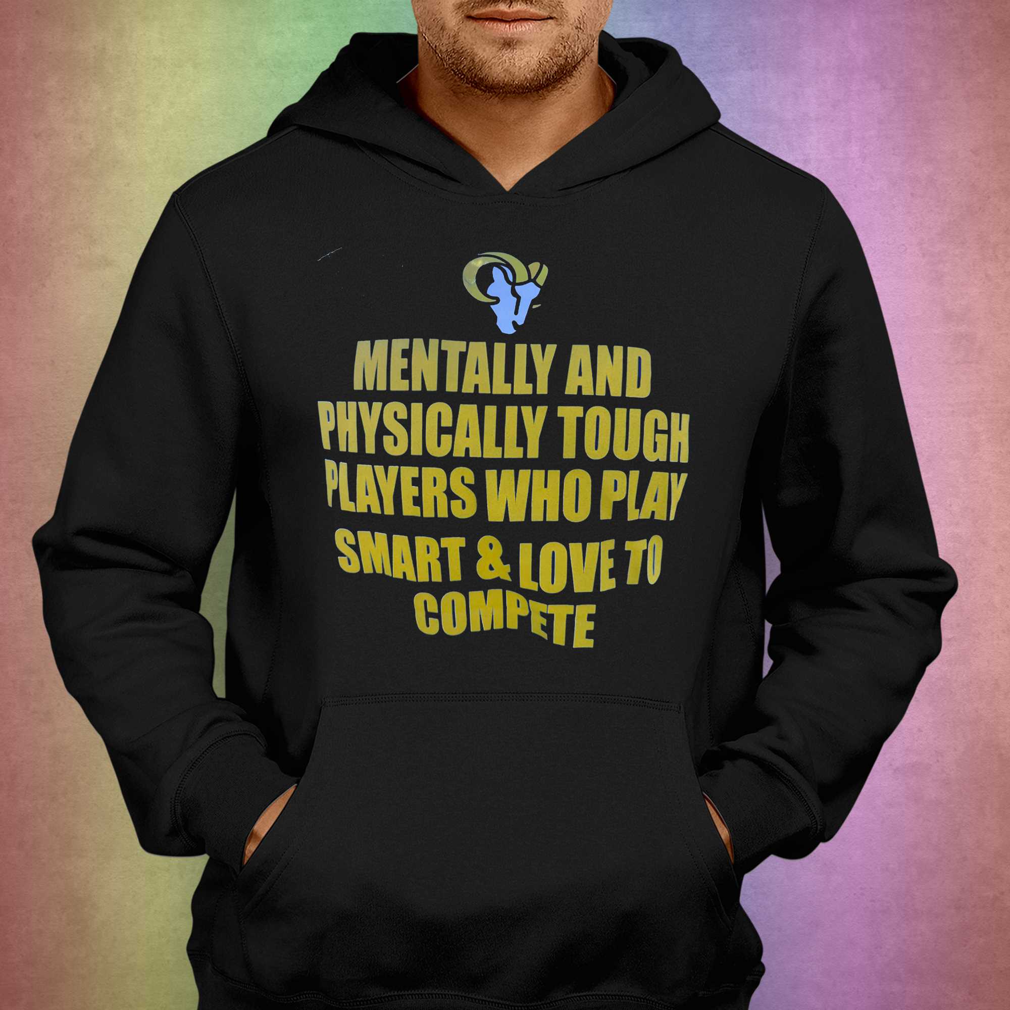 Official mentally And Physically Tough Players Los Angeles Rams T-Shirt,  hoodie, sweater, long sleeve and tank top