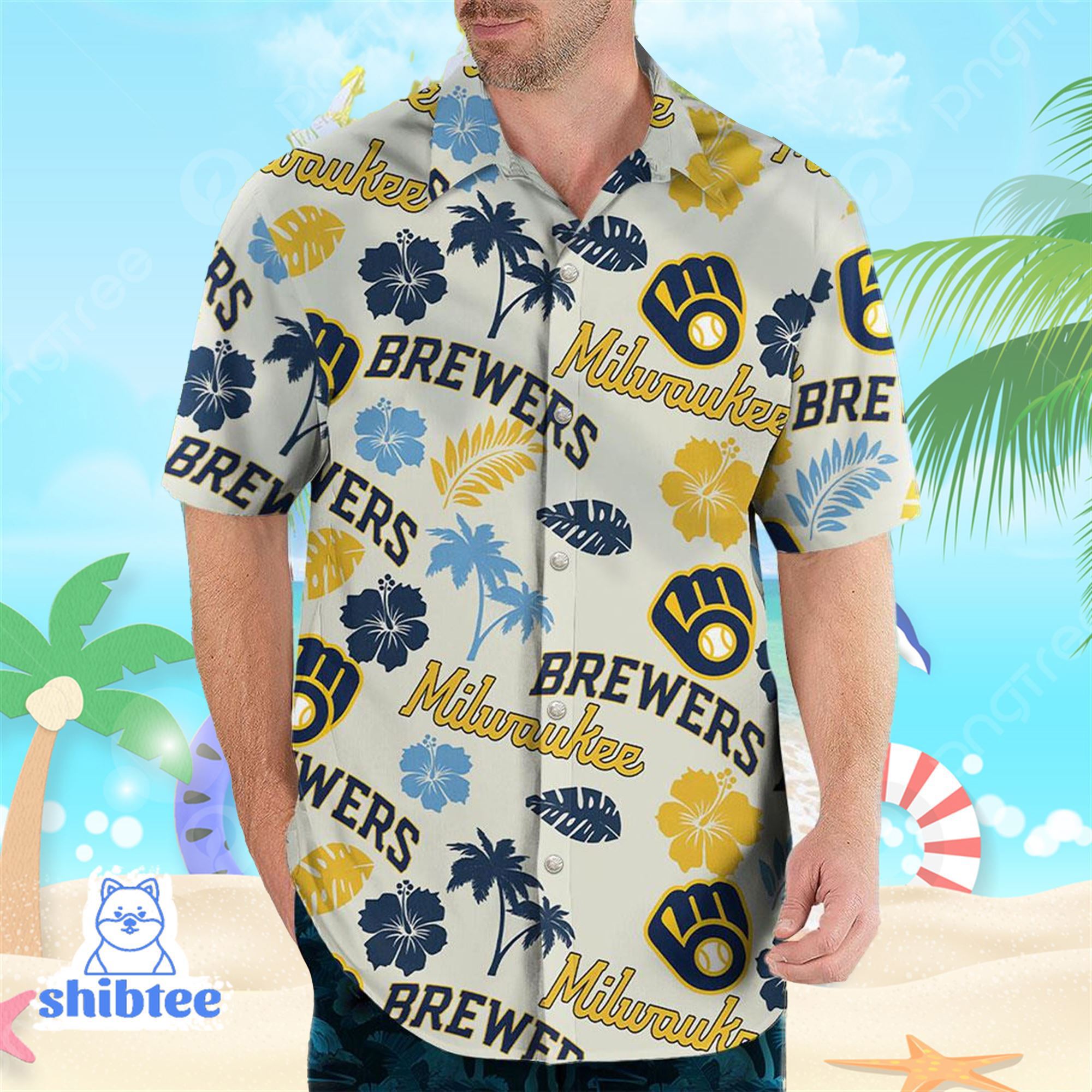 Eletees Milwaukee Brewers Hawaiian Shirt 2023