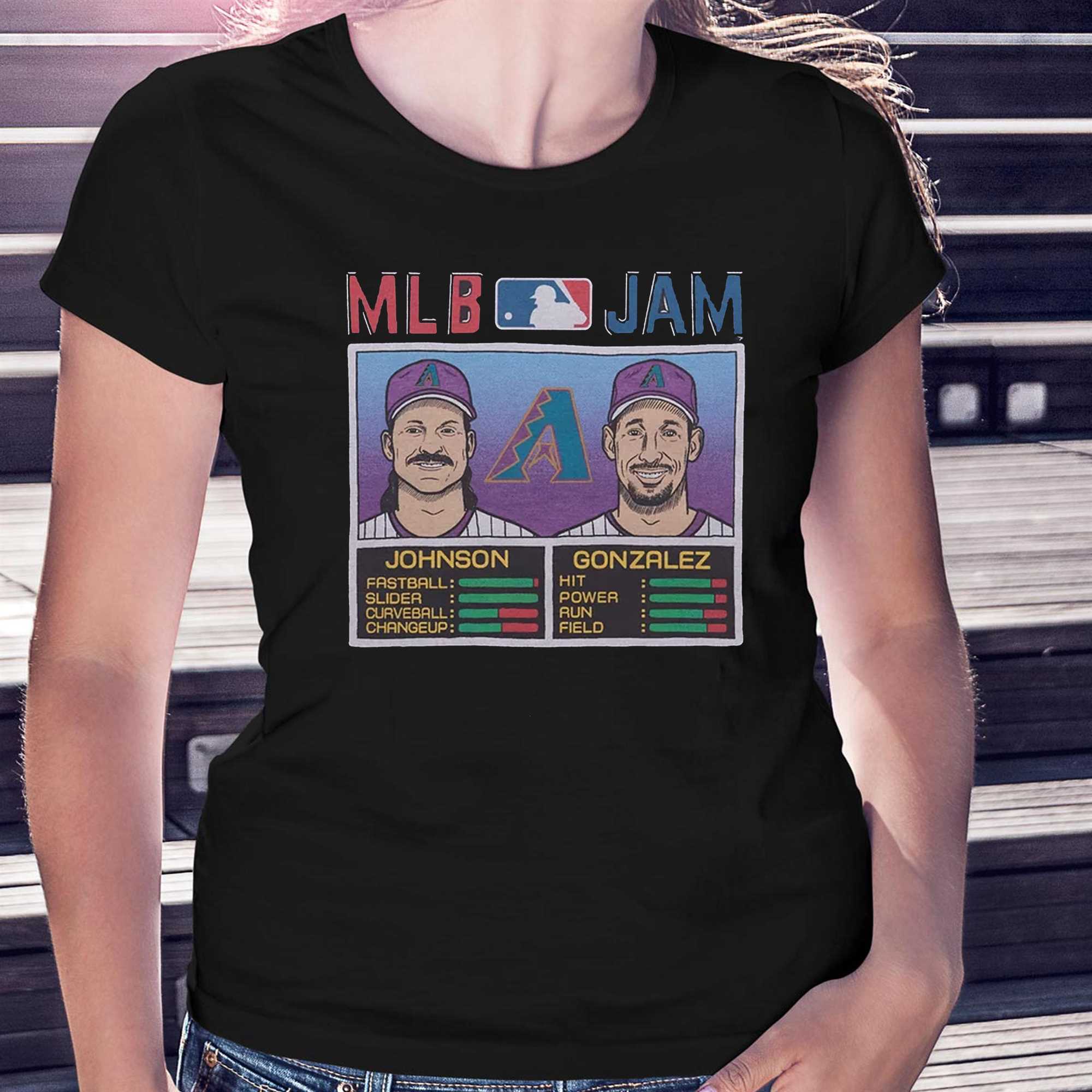 Mlb Jam Diamondbacks Johnson And Gonzalez Shirt - Shibtee Clothing