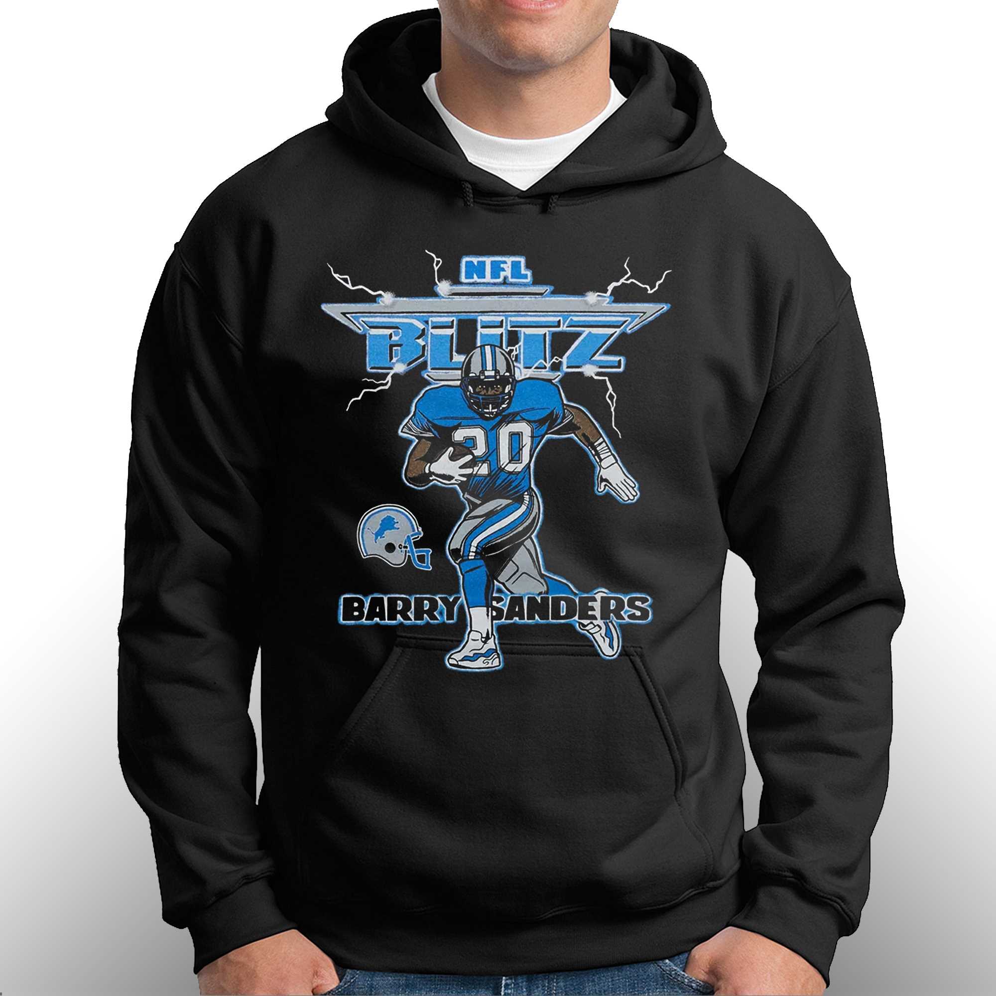 Nfl Blitz Lions Barry Sanders Shirt - Shibtee Clothing