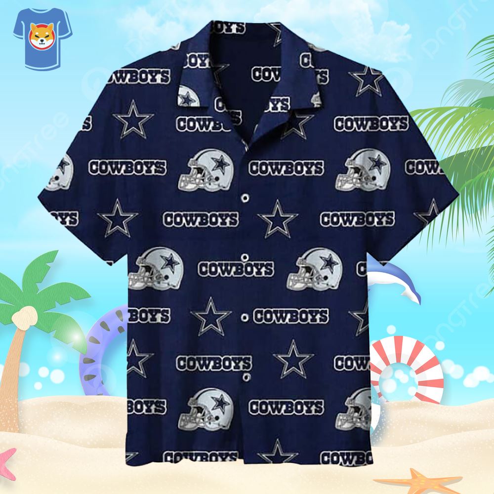 Nfl Dallas Cowboys Hawaiian Shirt American Flag Independence Day 4th Of  July - Shibtee Clothing