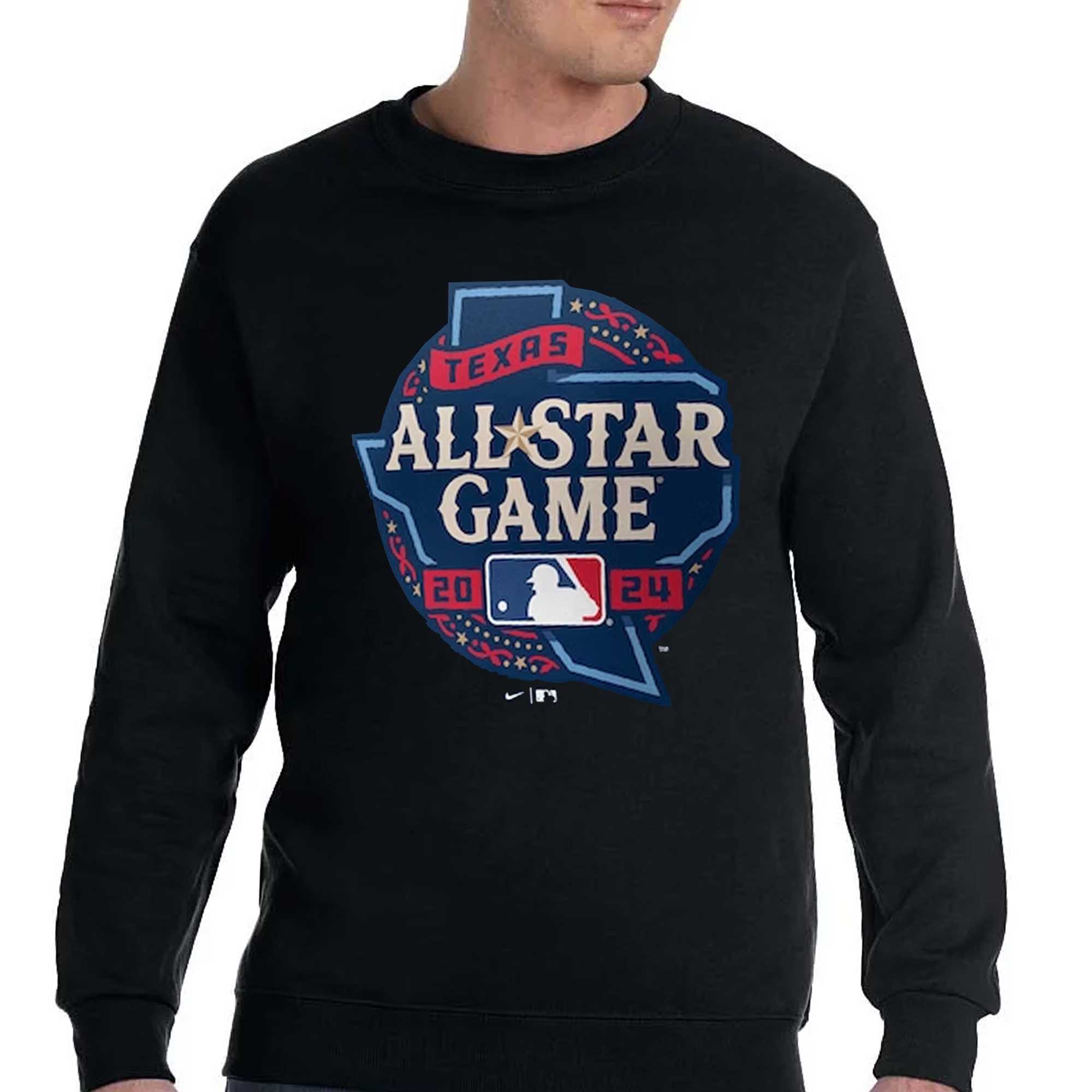 Women's Nike Navy 2024 MLB All-Star Game Logo T-Shirt Size: Large
