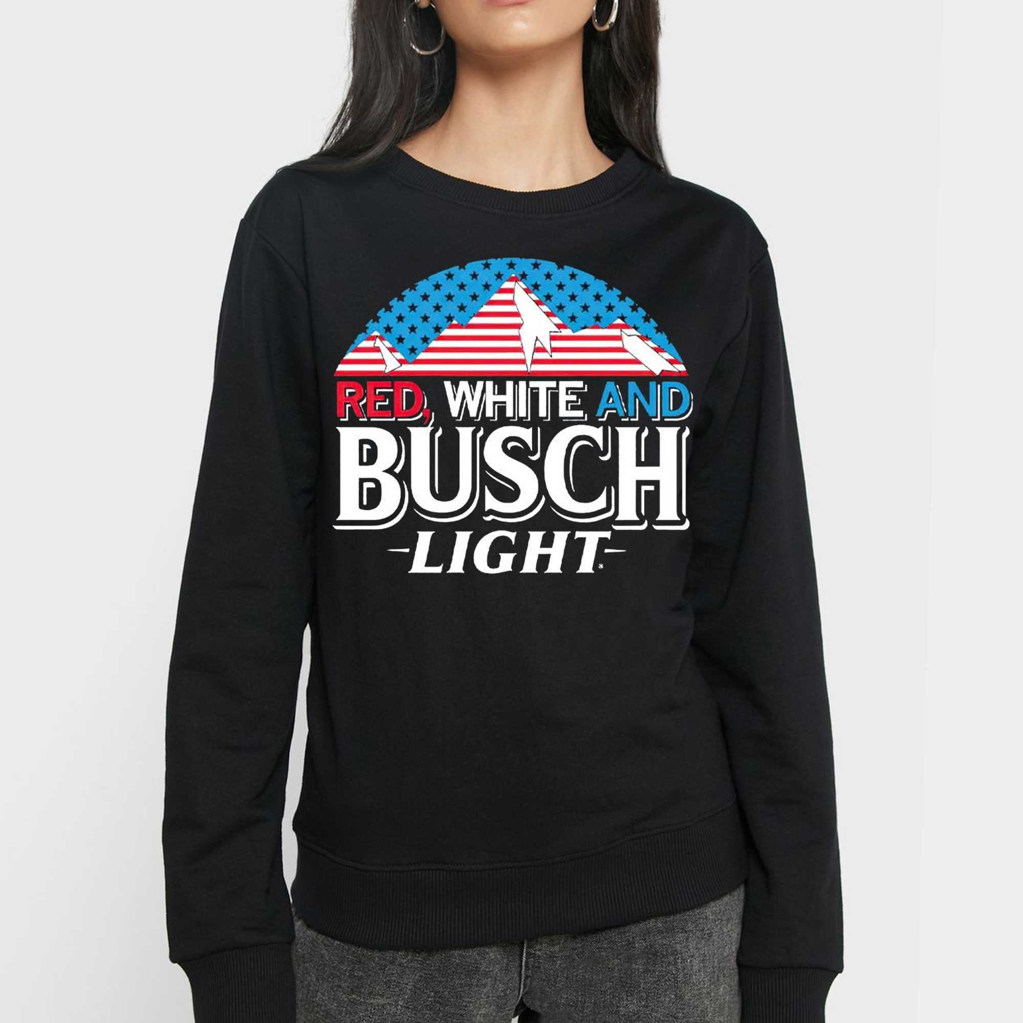 Red White And Busch Light 4th Of July 2023 Logo Shirt - Shibtee