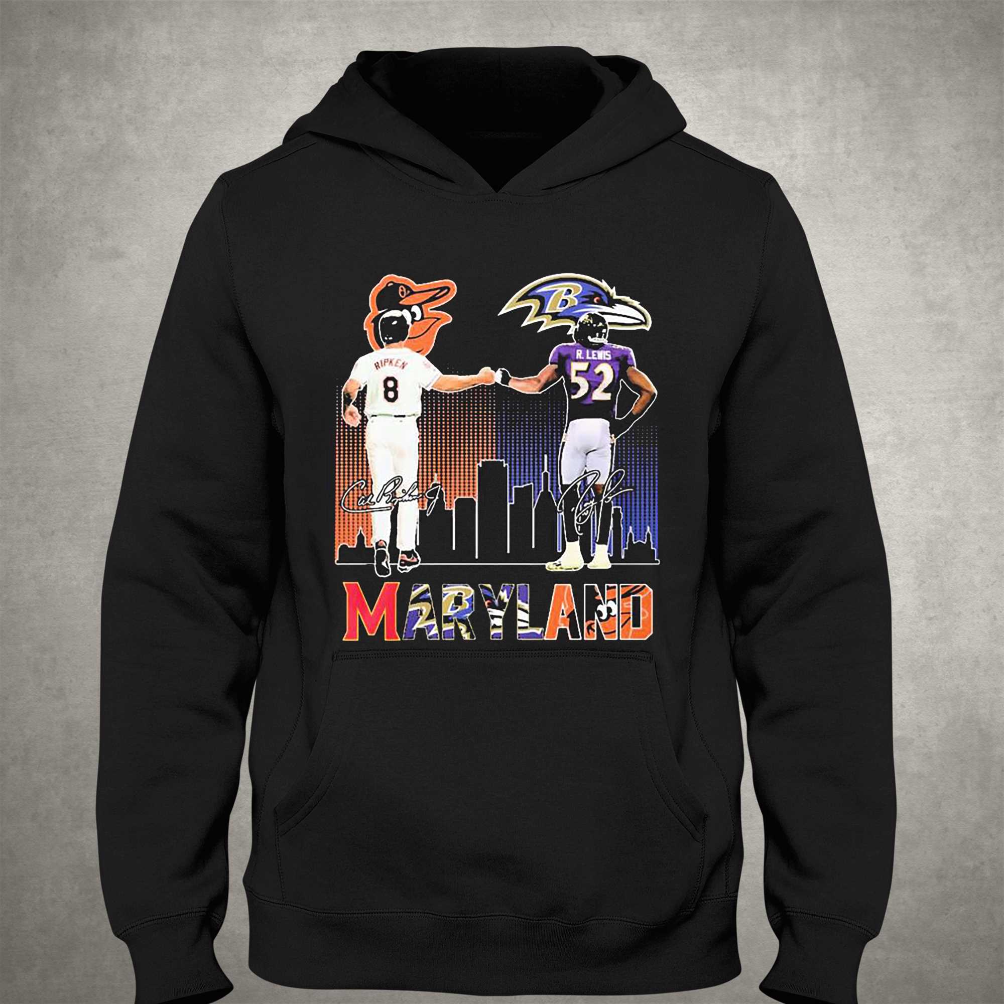 Cal Ripken and Ray Lewis Maryland signatures Shirt - Bring Your