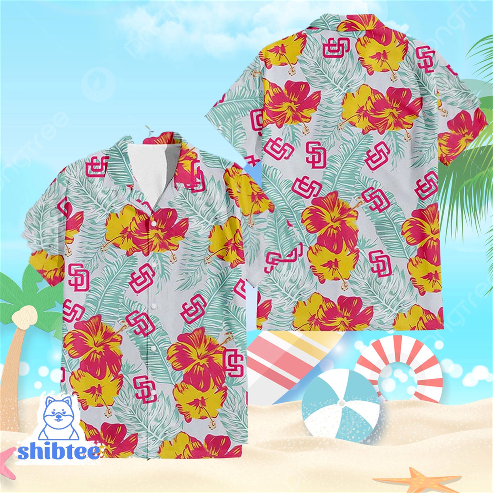 San Diego Padres Hawaiian Summer Shirt Gift 2023 - Listentee