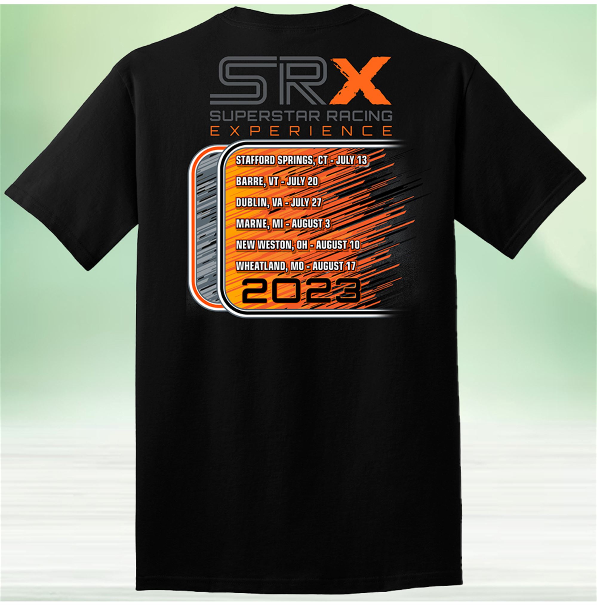 Srx Schedule 2023 Superstar Racing Experience Shirt