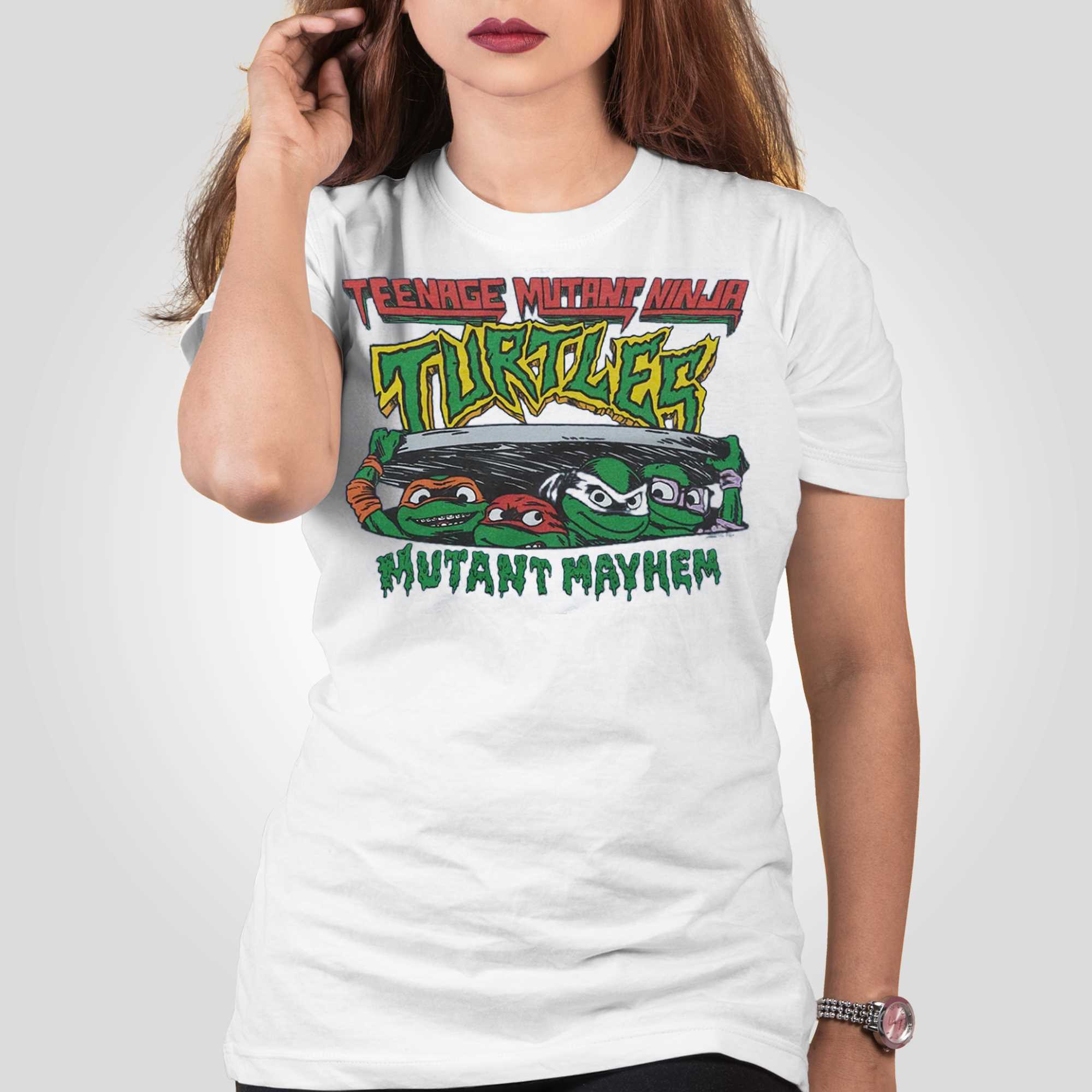 Tmnt Mutant Mayhem Retro Nickelodeon Ninja Turtles T-shirt