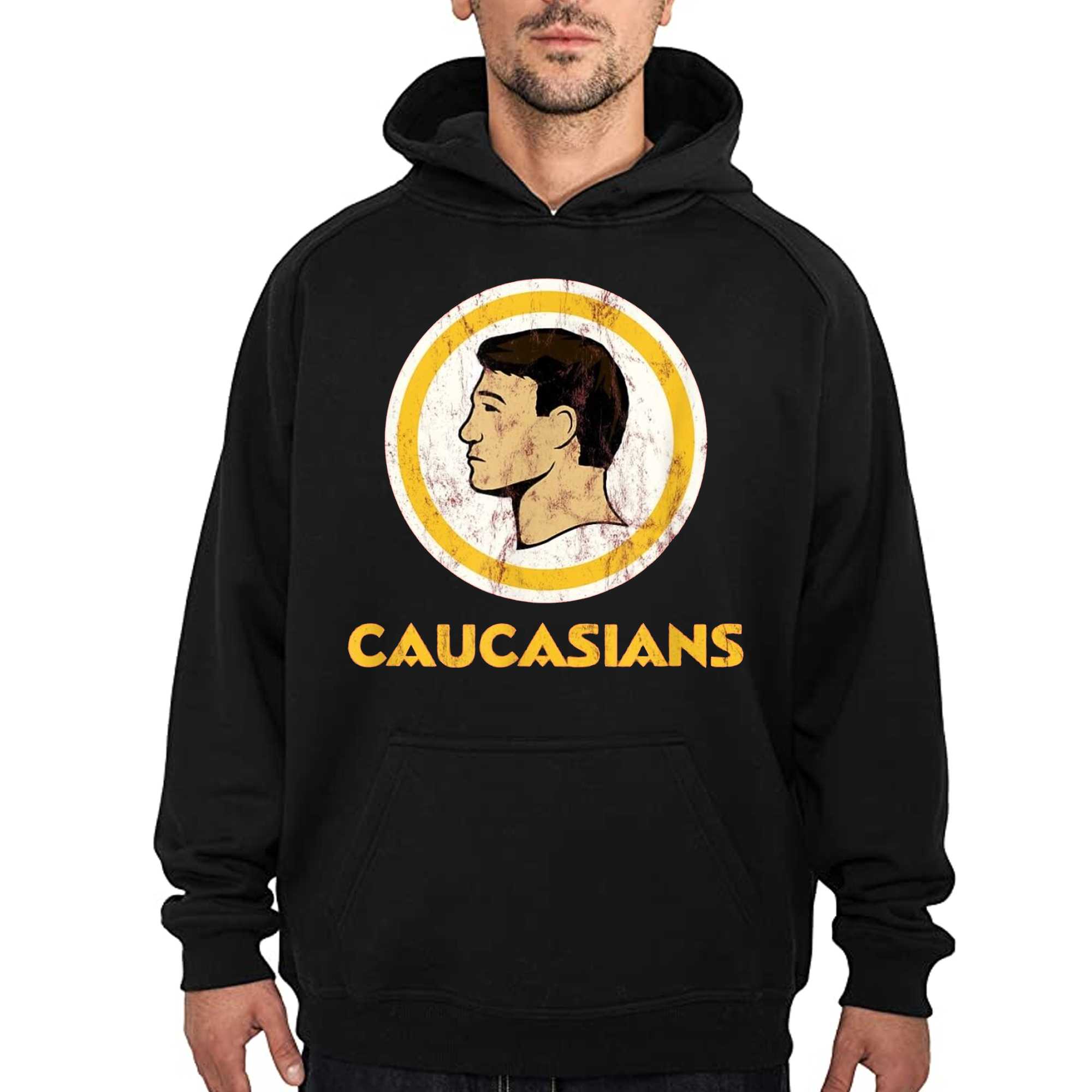 Washington Caucasians Football Logo Tie-Dye Long Sleeve Shirt