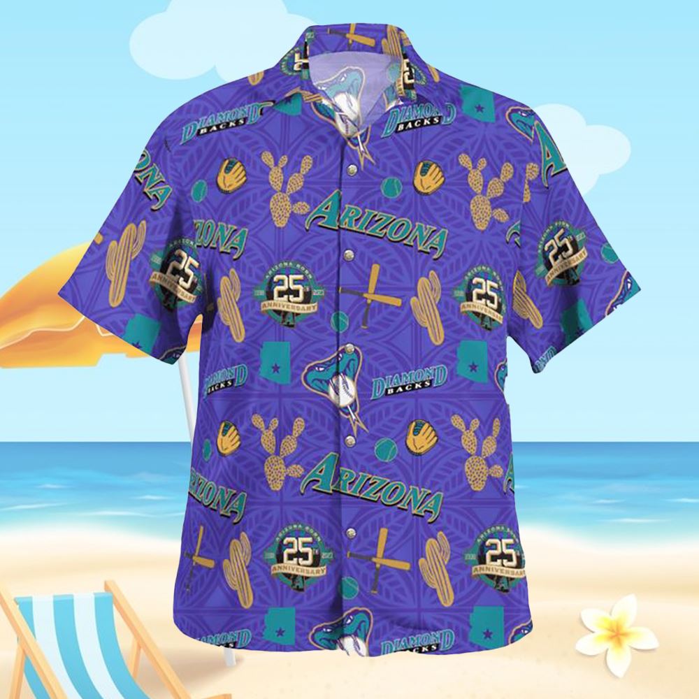 Arizona Diamondbacks City Connect Short Sleeve Hawaiian Shirt