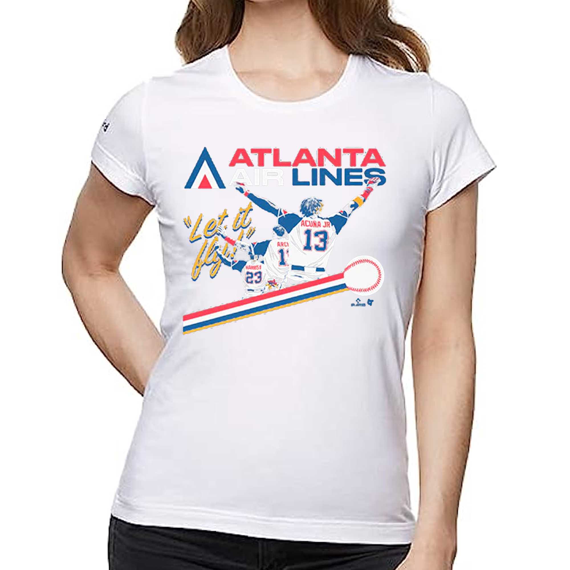 Ozzie Albies Atlanta Text T-shirt - Shibtee Clothing