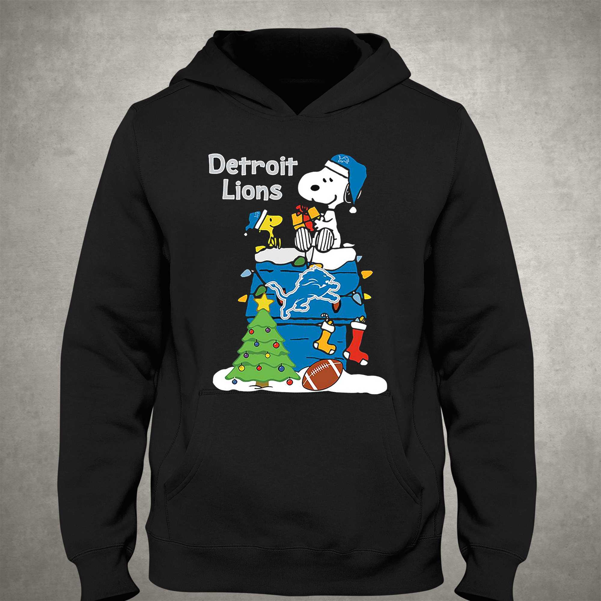 Christmas Snoopy Detroit Lions Shirt - Shibtee Clothing